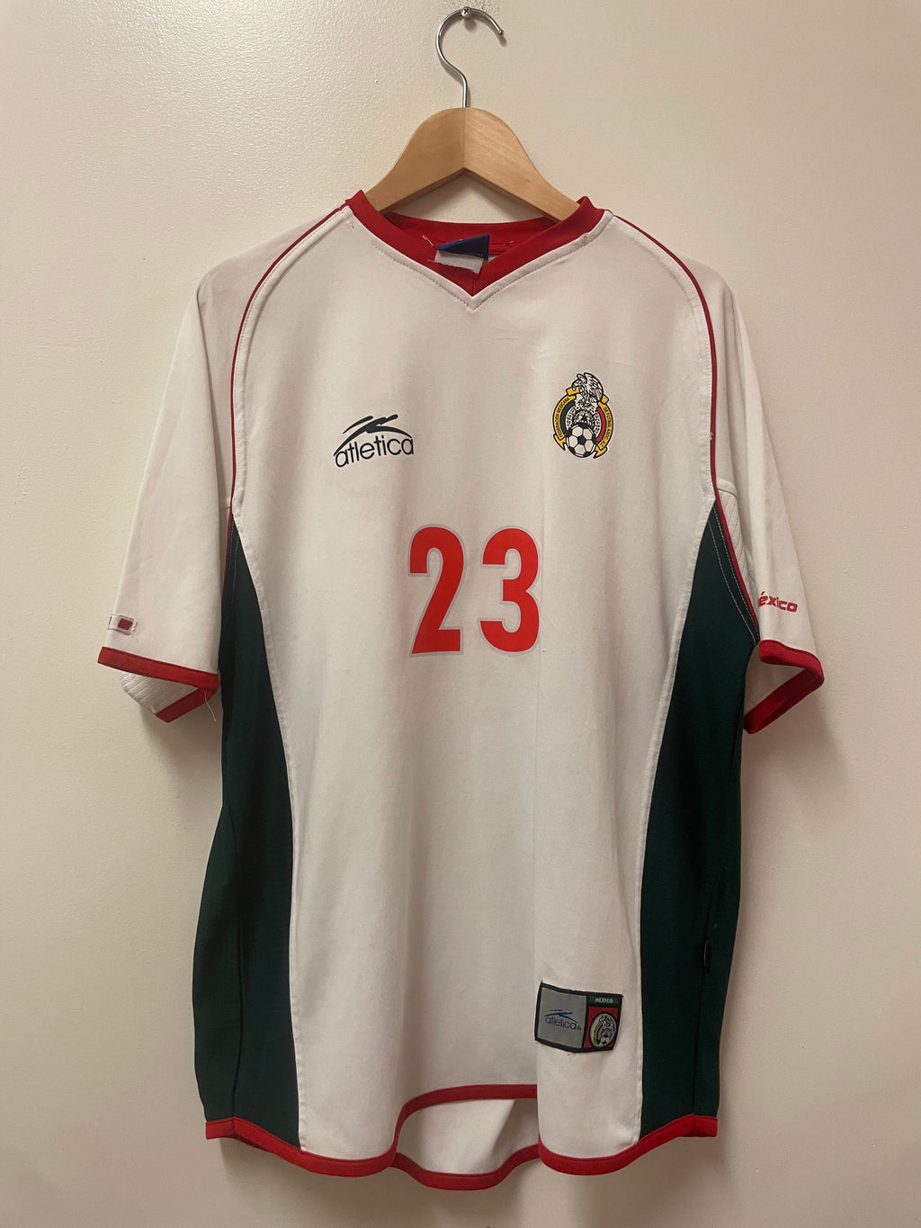 Atlética Mexico 2002 Away Jersey – Jorge Campos #23
