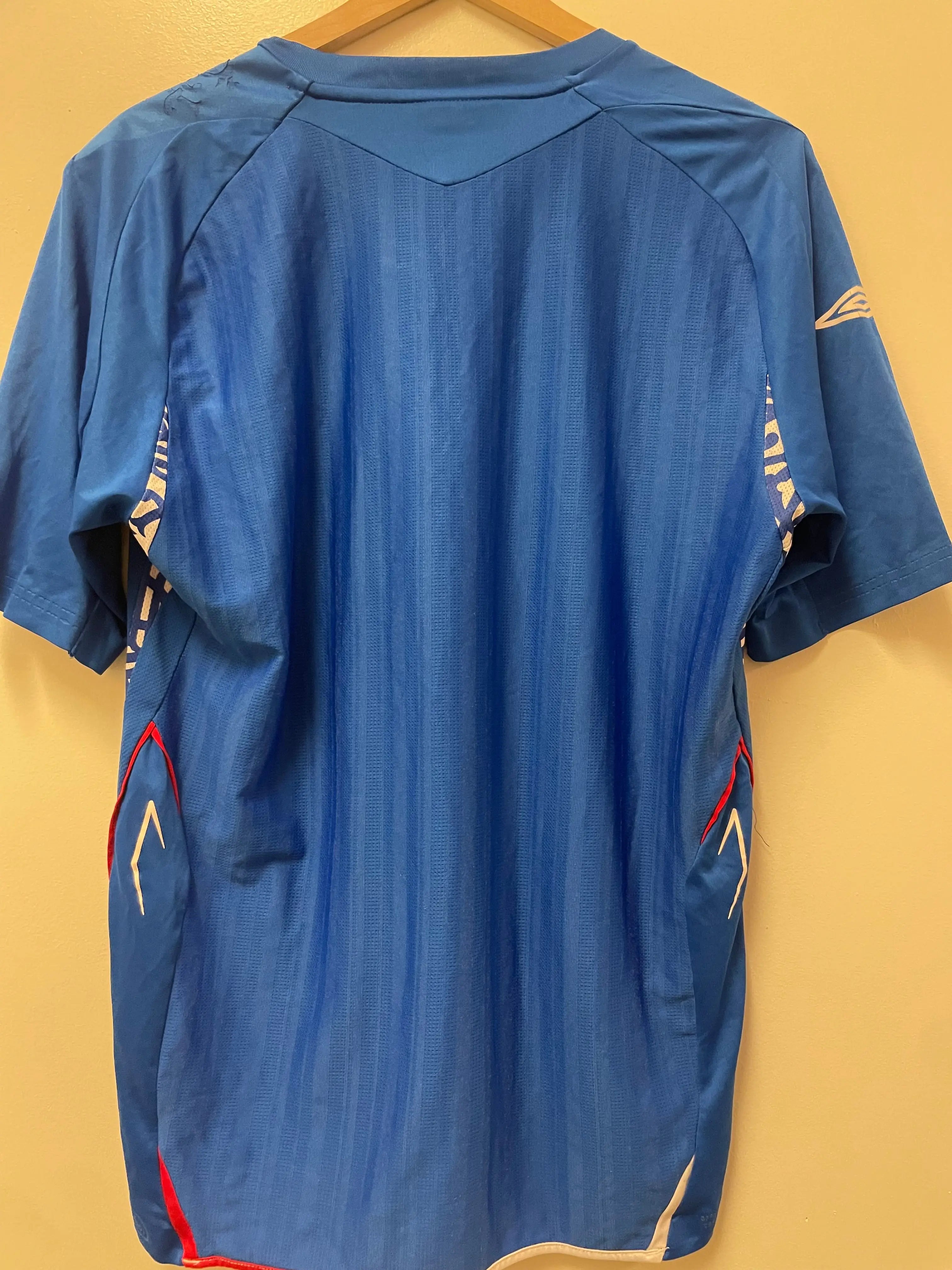 Vintage Umbro Rangers FC 2007–08 Home Shirt STA Apparel