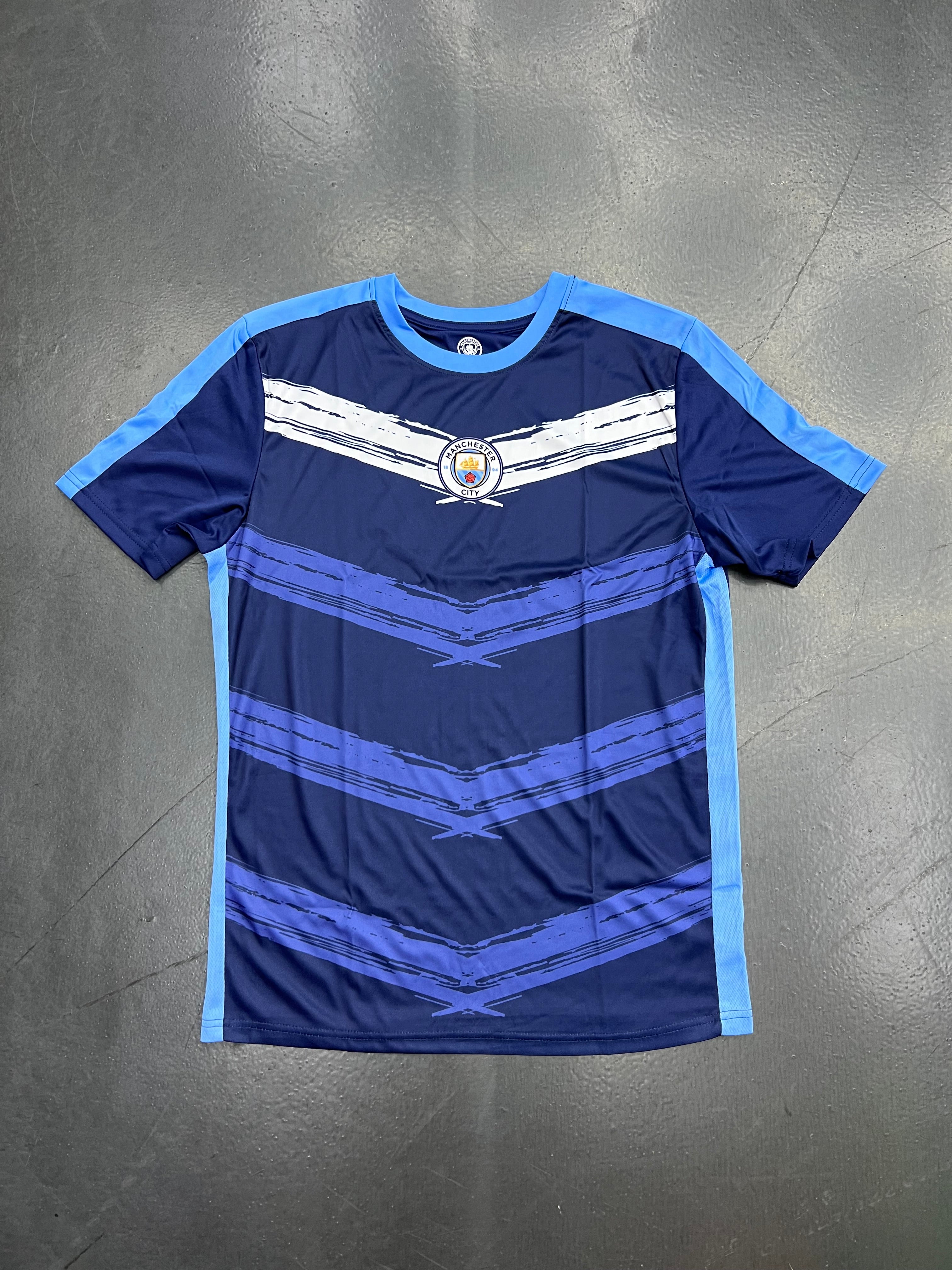 Manchester City Blue Graphic Training Jersey
