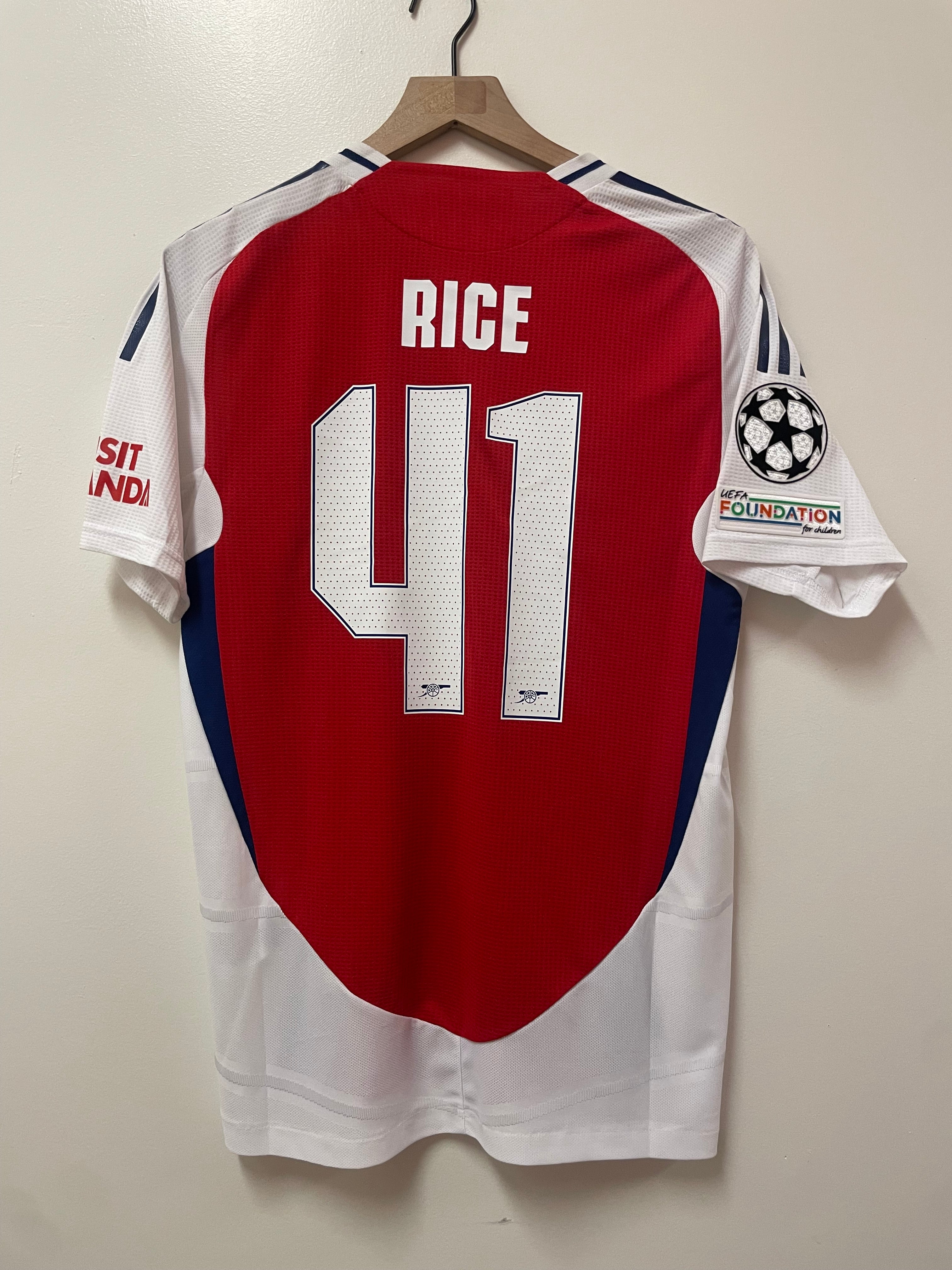 Adidas Arsenal 2024/25 Home Jersey – Declan Rice #41