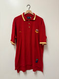 Atletica Monarcas Morelia Vintage Polo (Red and Yellow)