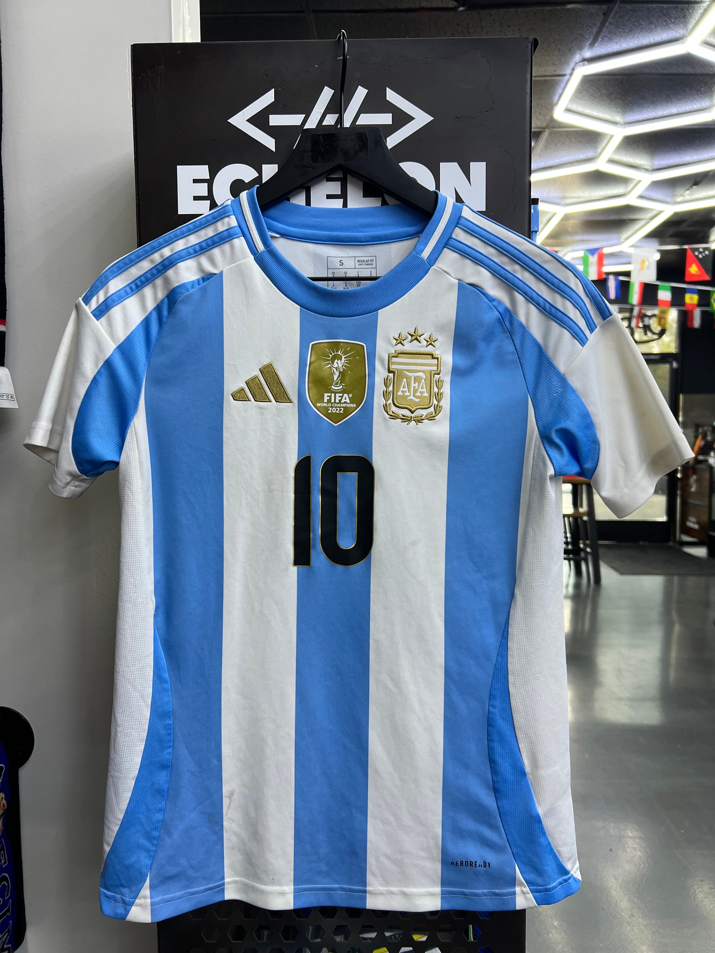 Adidas Argentina 2024 Home Jersey – Messi #10 FIFA World Champions