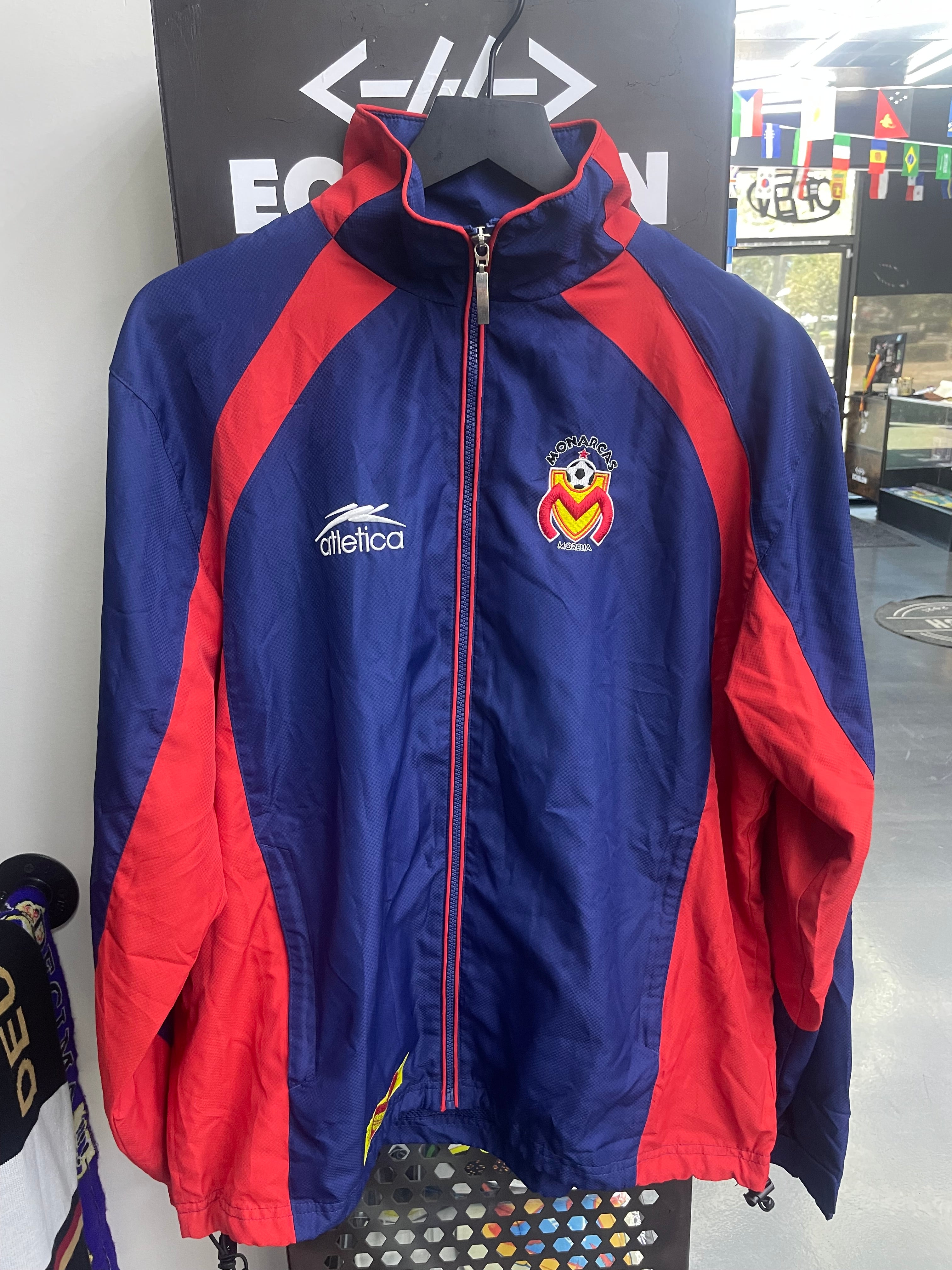 Atletica Monarcas Morelia Windbreaker (Blue/Red)