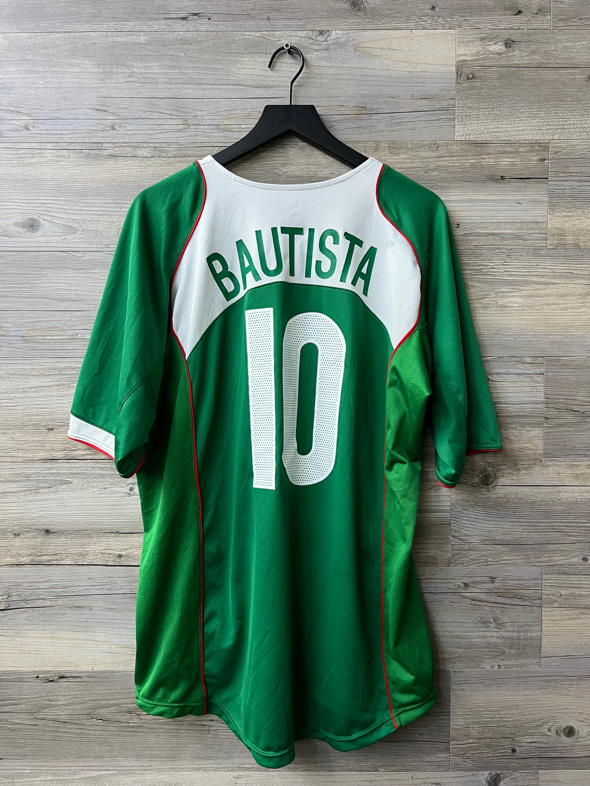 Nike Mexico 2004–05 Home Jersey — Adolfo “Bofo” Bautista #10