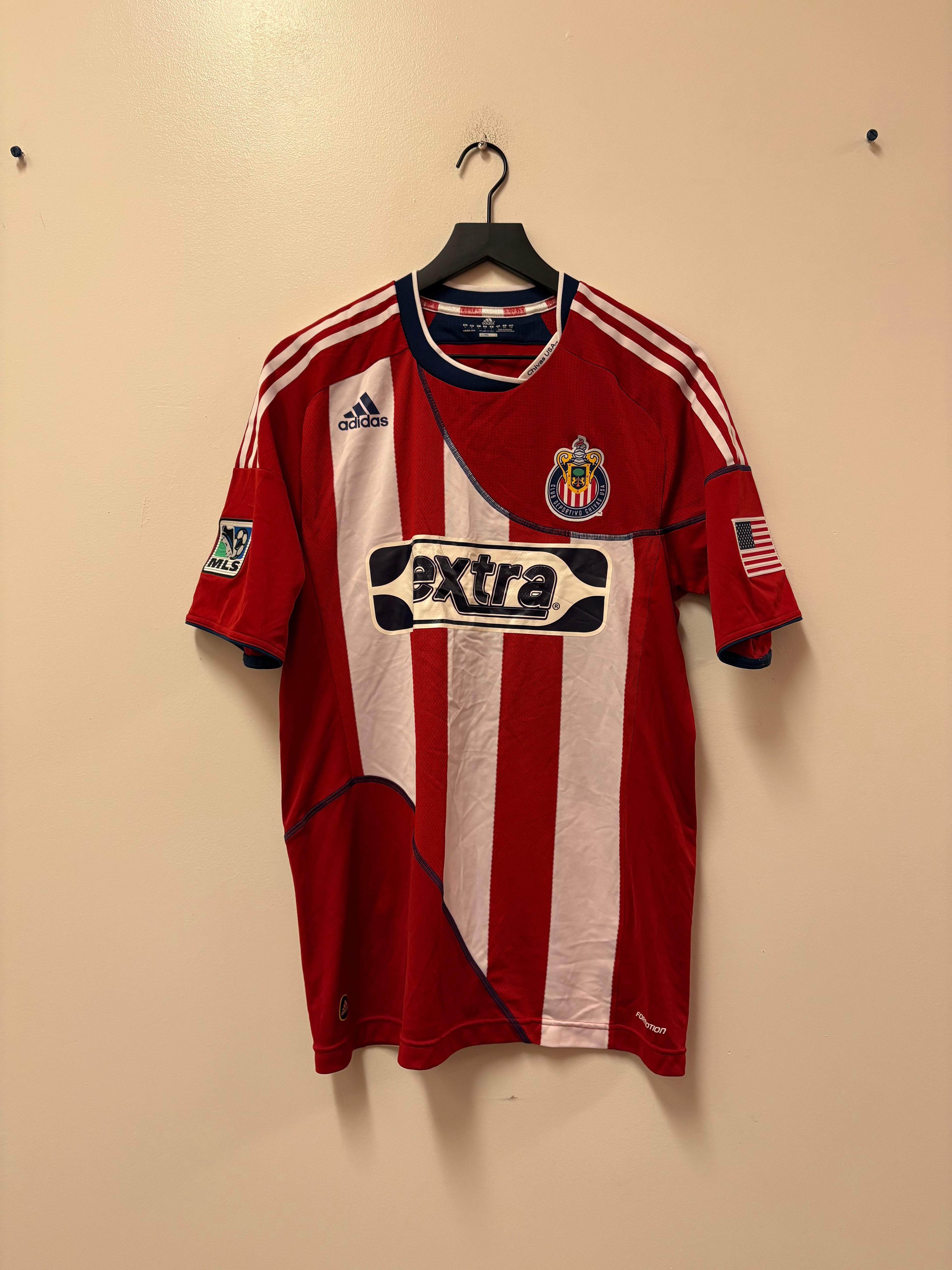 Adidas Chivas USA 2008-10 Home Jersey- Borja #23