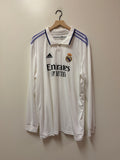 Adidas Real Madrid 2022-23 Home Long Sleeve Jersey