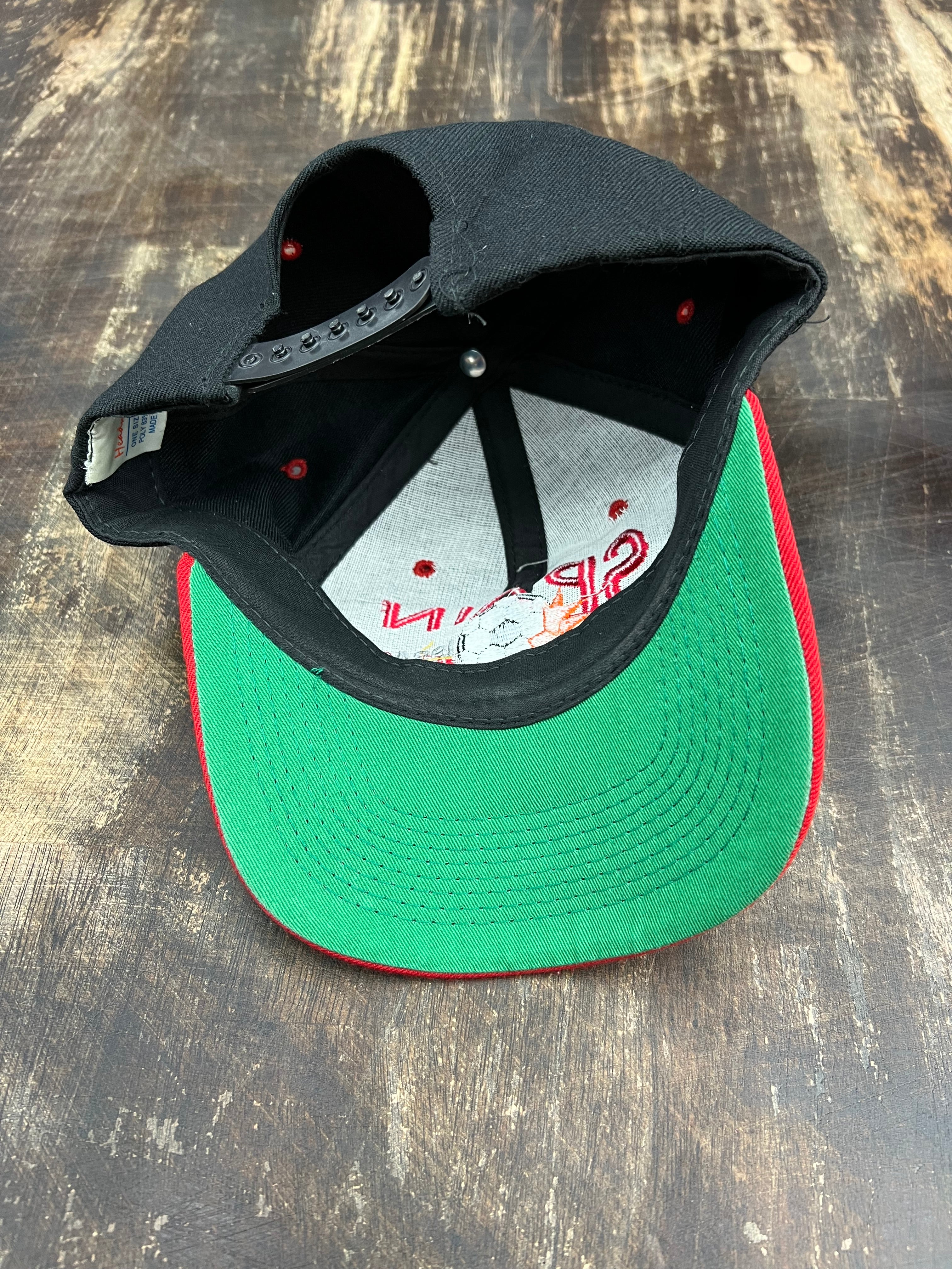 Spain 1994 Vintage Snapback – Black & Red Edition