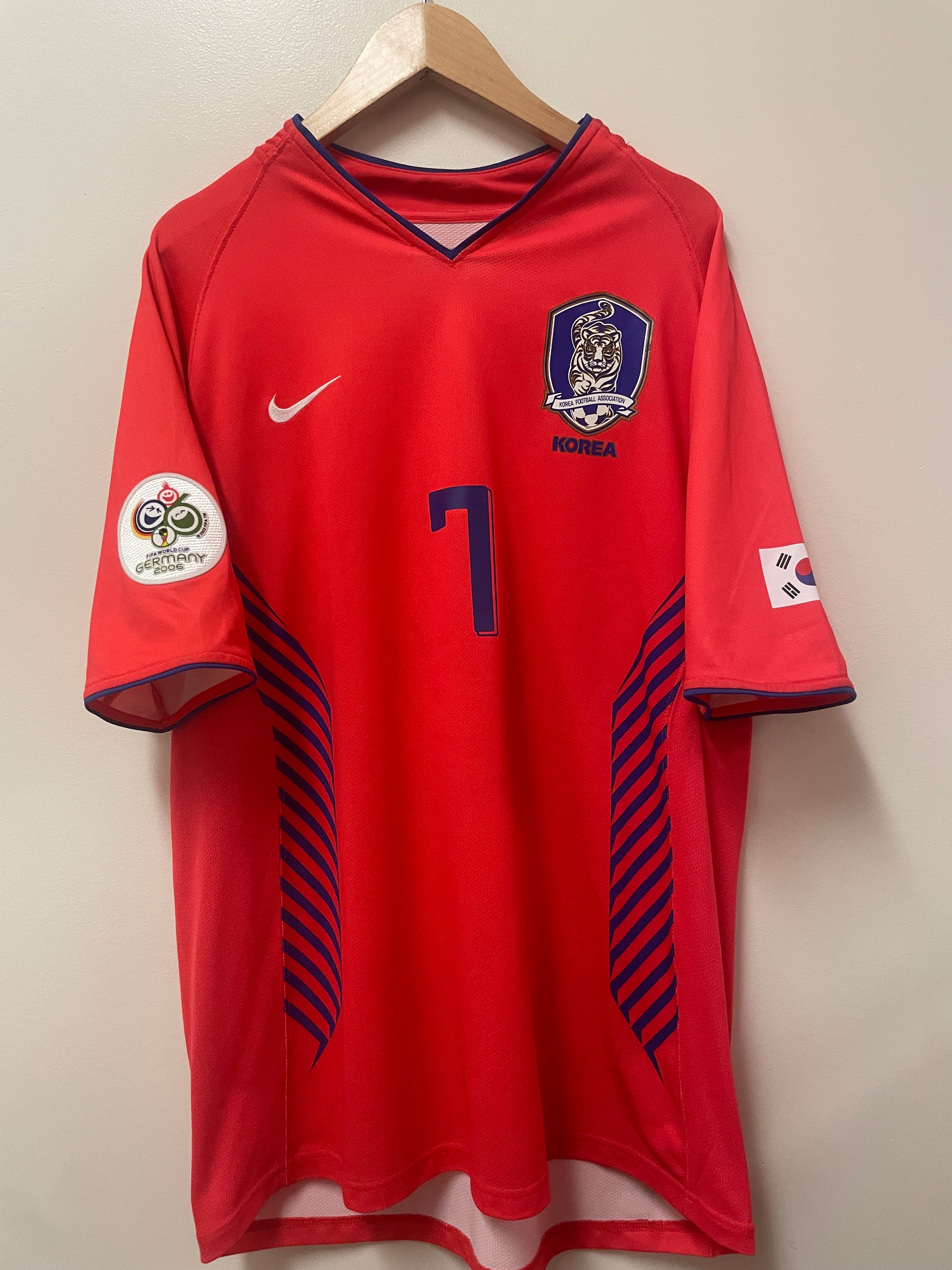 Nike South Korea 2006 Home Jersey – Park Ji-Sung #7