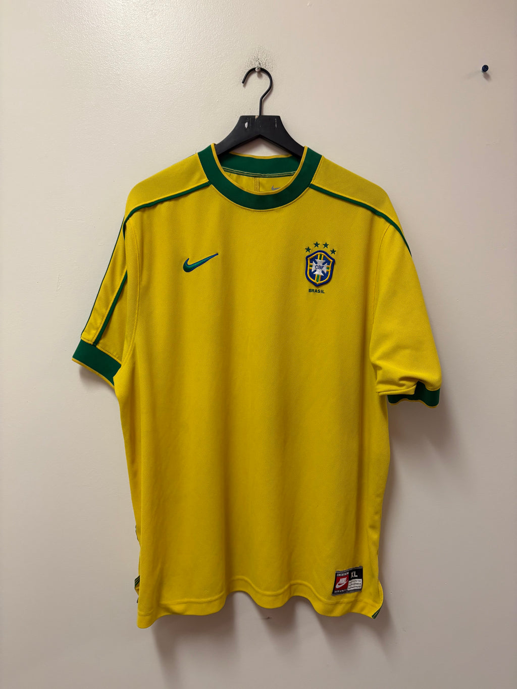 Nike Brazil 1998 Home Reissue Jersey