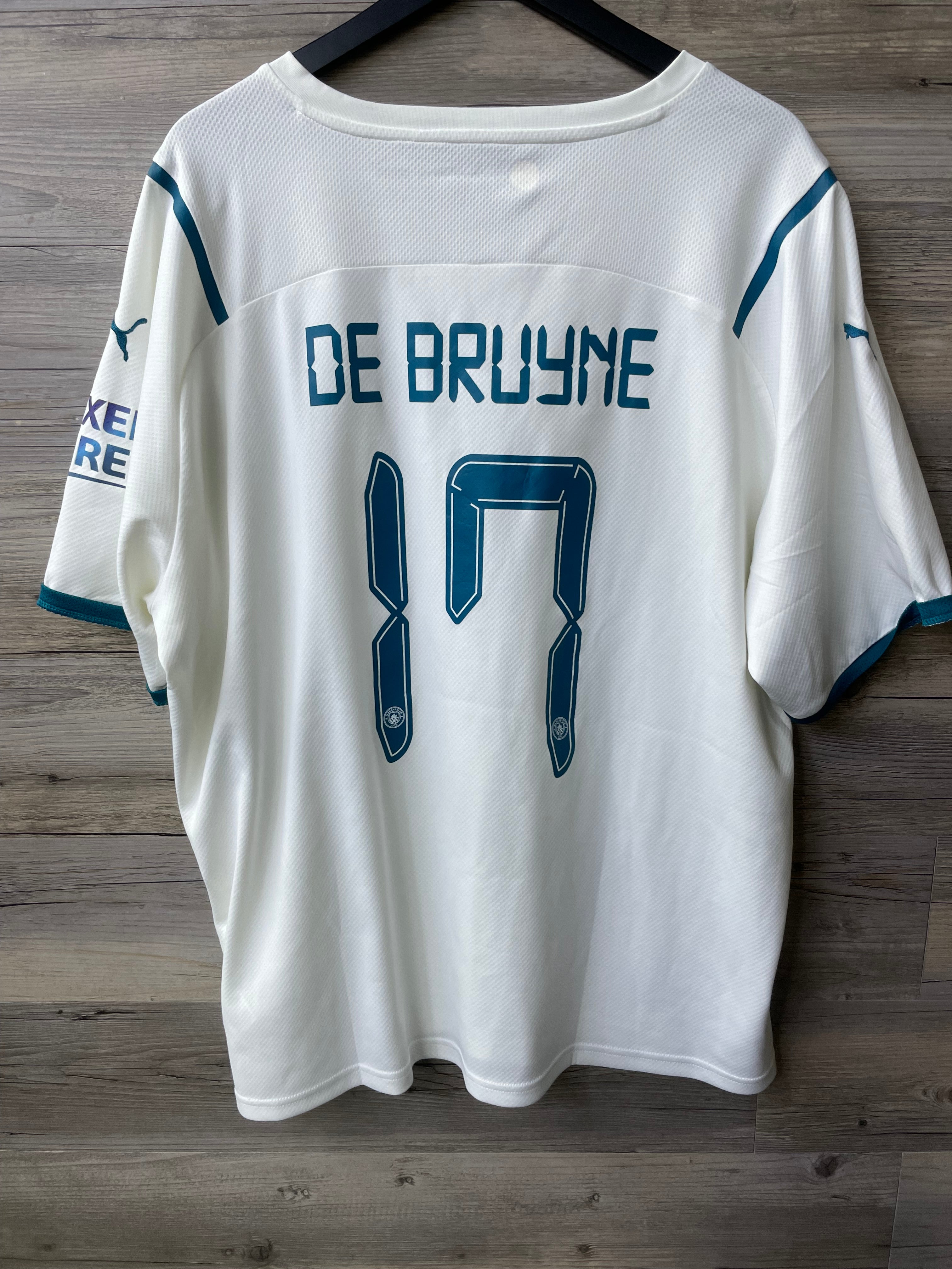Puma Manchester City 2021/22 Away Jersey – Kevin De Bruyne #17