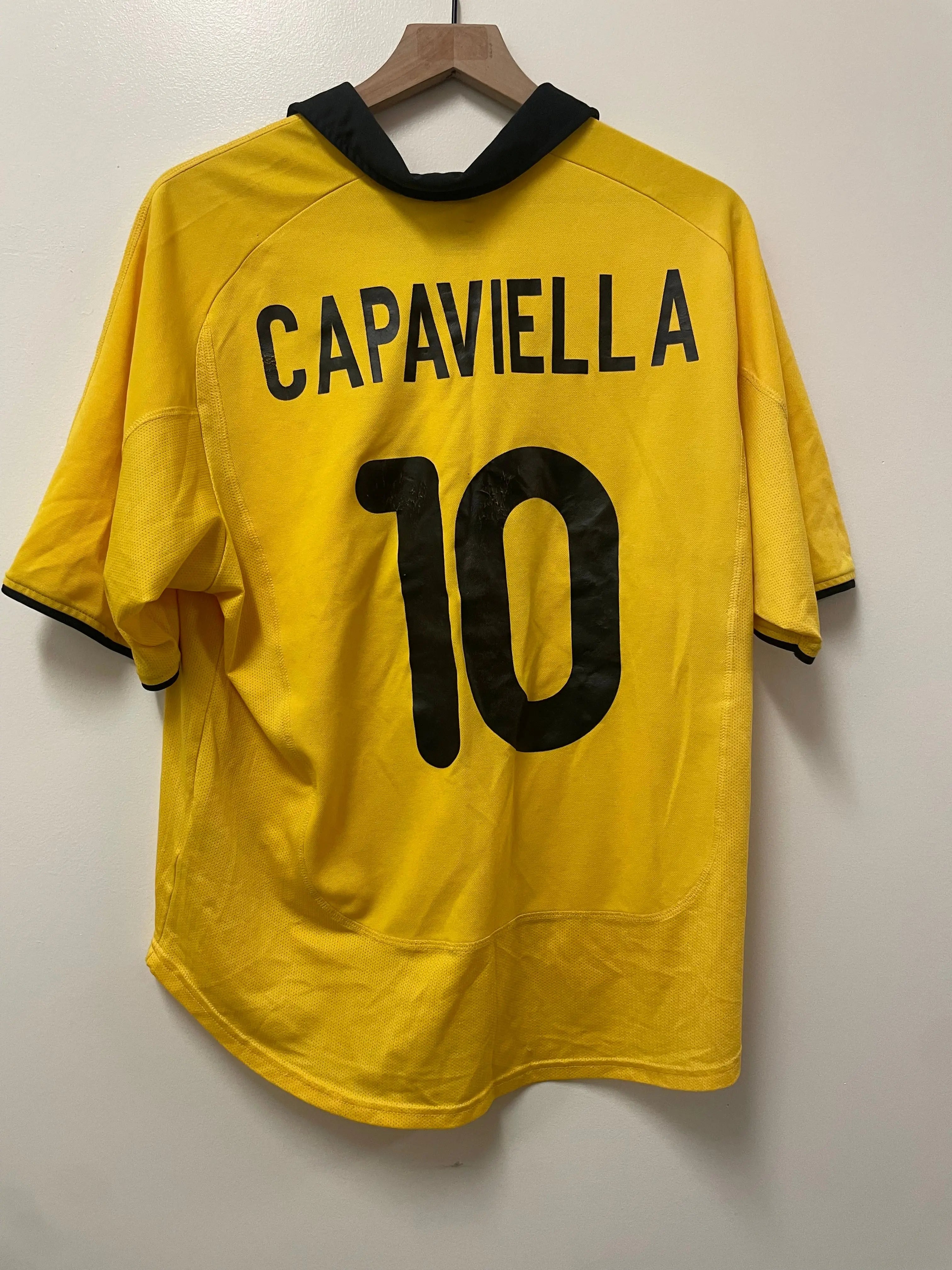 Vintage Nike AEK Athens FC Home Shirt — Capaviella #10 STA Apparel