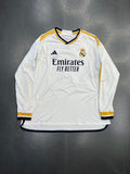Adidas Real Madrid 2023–24 Home Authentic Long-Sleeve
Jersey - Bellingham #5