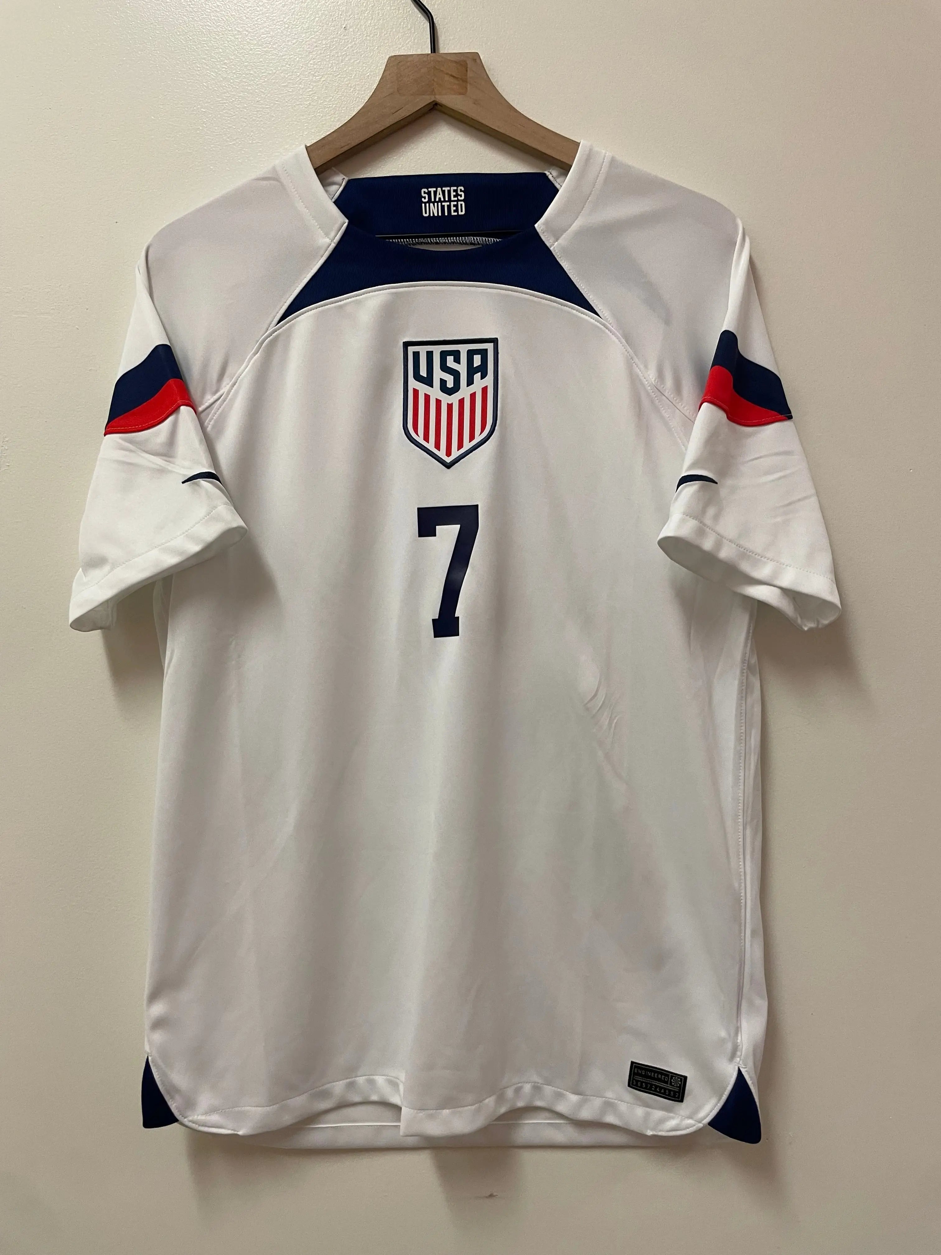 Nike Men's USA 2022/23 Home Jersey- Reyna #7 STA Apparel