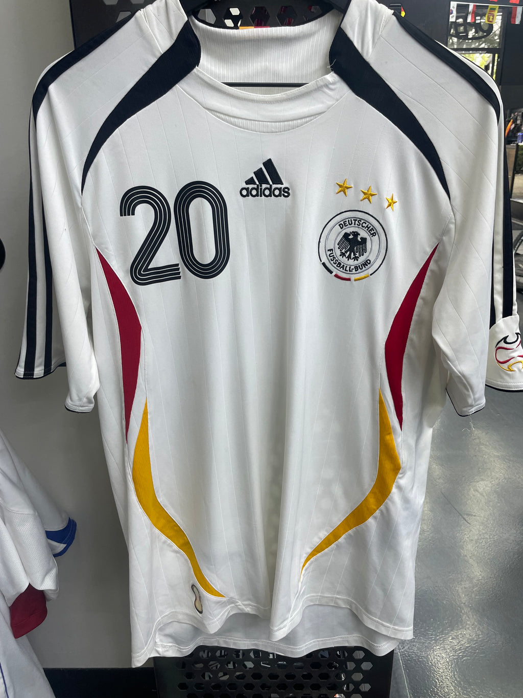 Adidas Germany 2005-2007 Home Jersey- Podolski #20