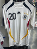 Adidas Germany 2005-2007 Home Jersey- Podolski #20