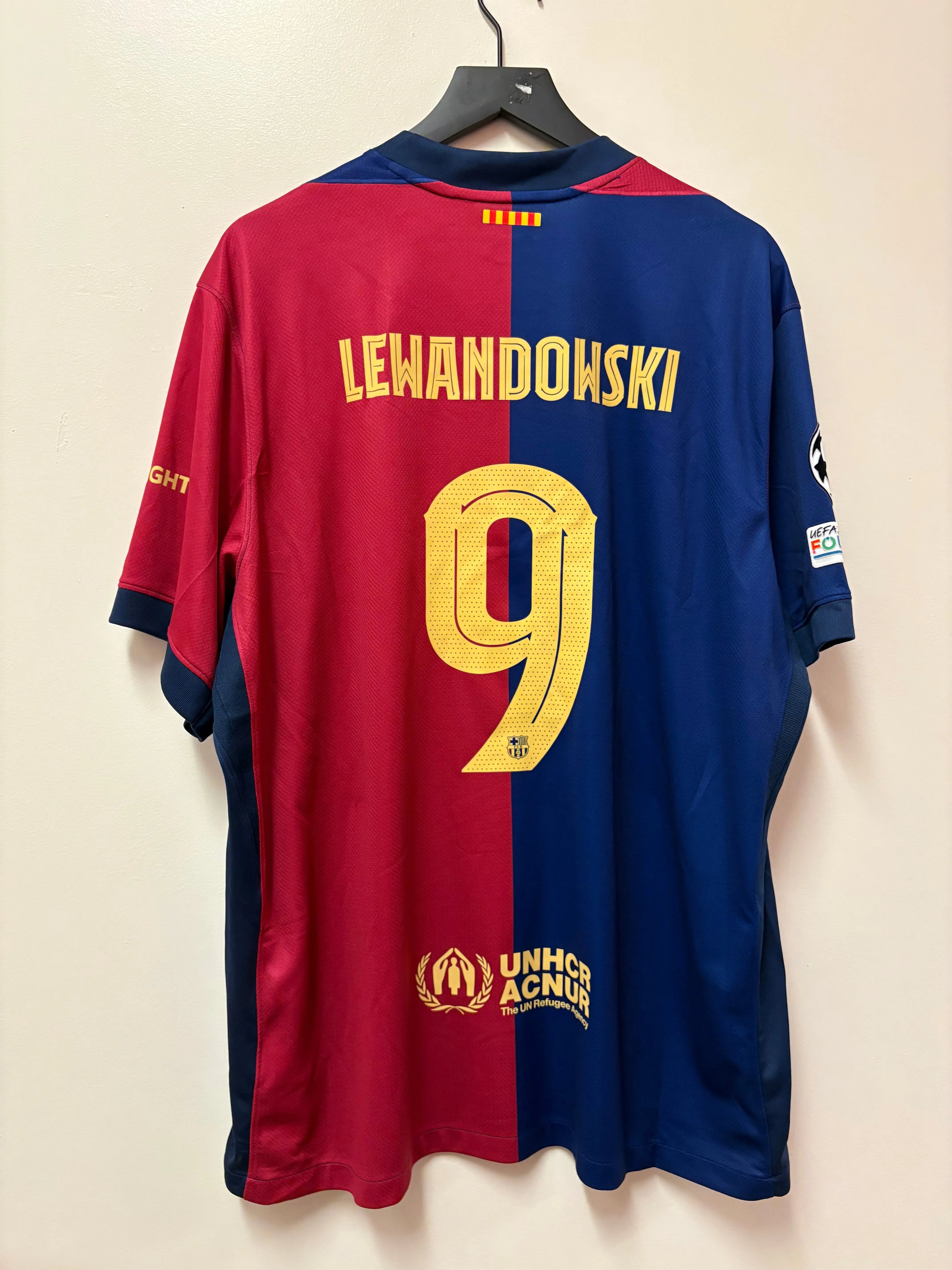 Nike FC Barcelona 2024-2025 Home Jersey-  R. Lewandowski #9 STA Apparel