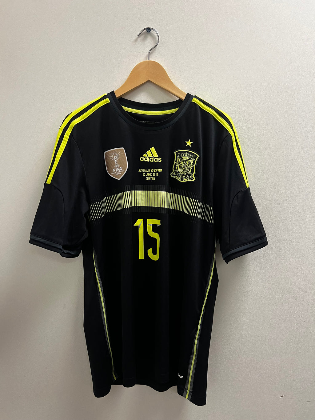 Adidas Spain 2014 World Cup Away Jersey – Sergio Ramos #15