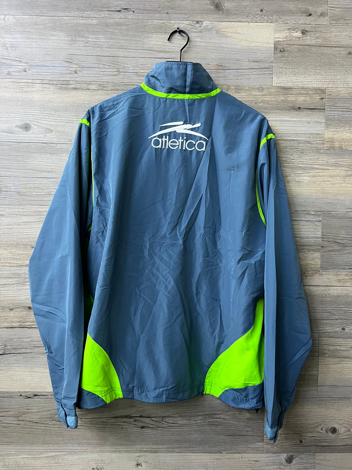 Atlética Monarcas Morelia Blue & Neon Green Full-Zip Training Jacket