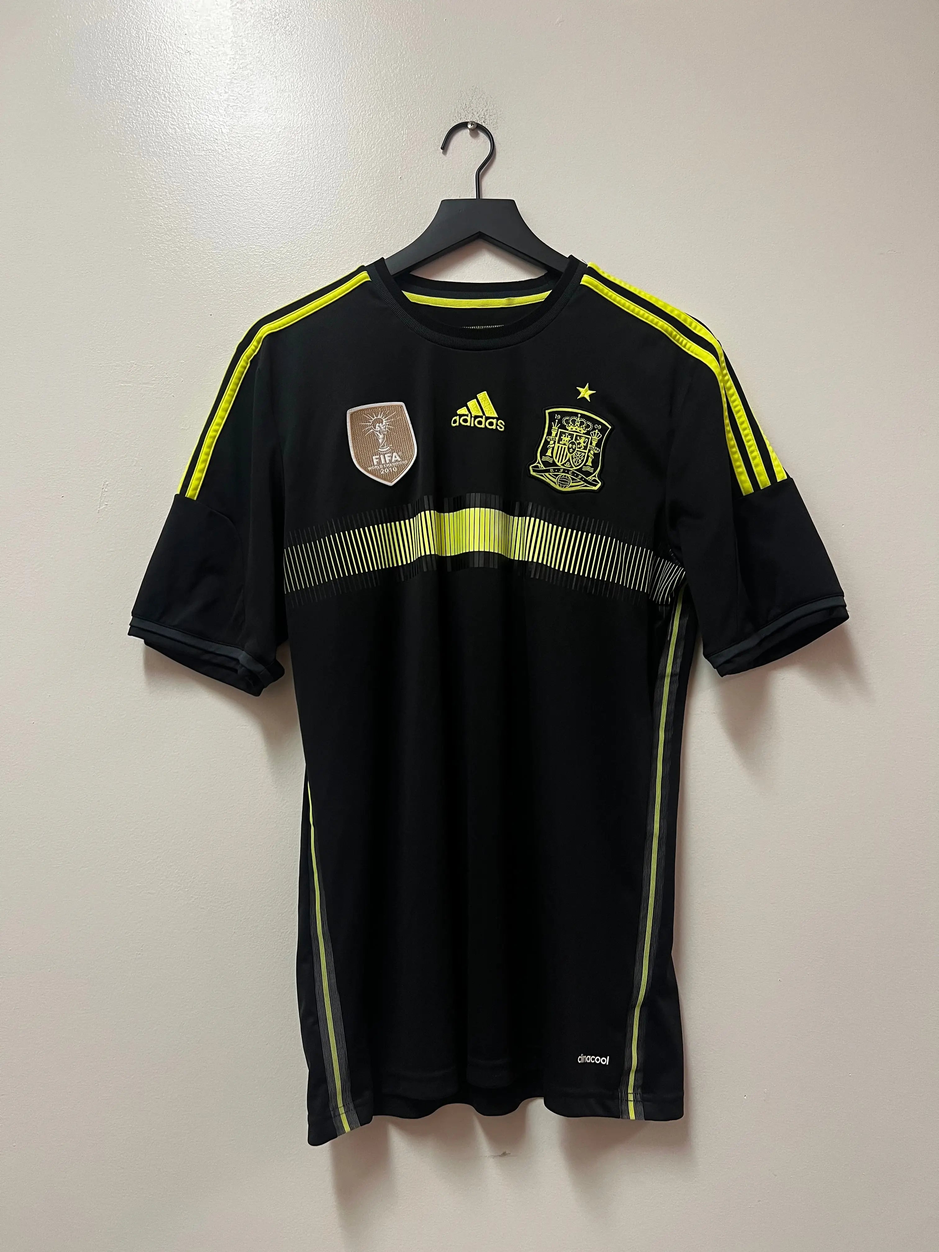 Black adidas Spain 2013-2015 Away Football Jersey STA Apparel