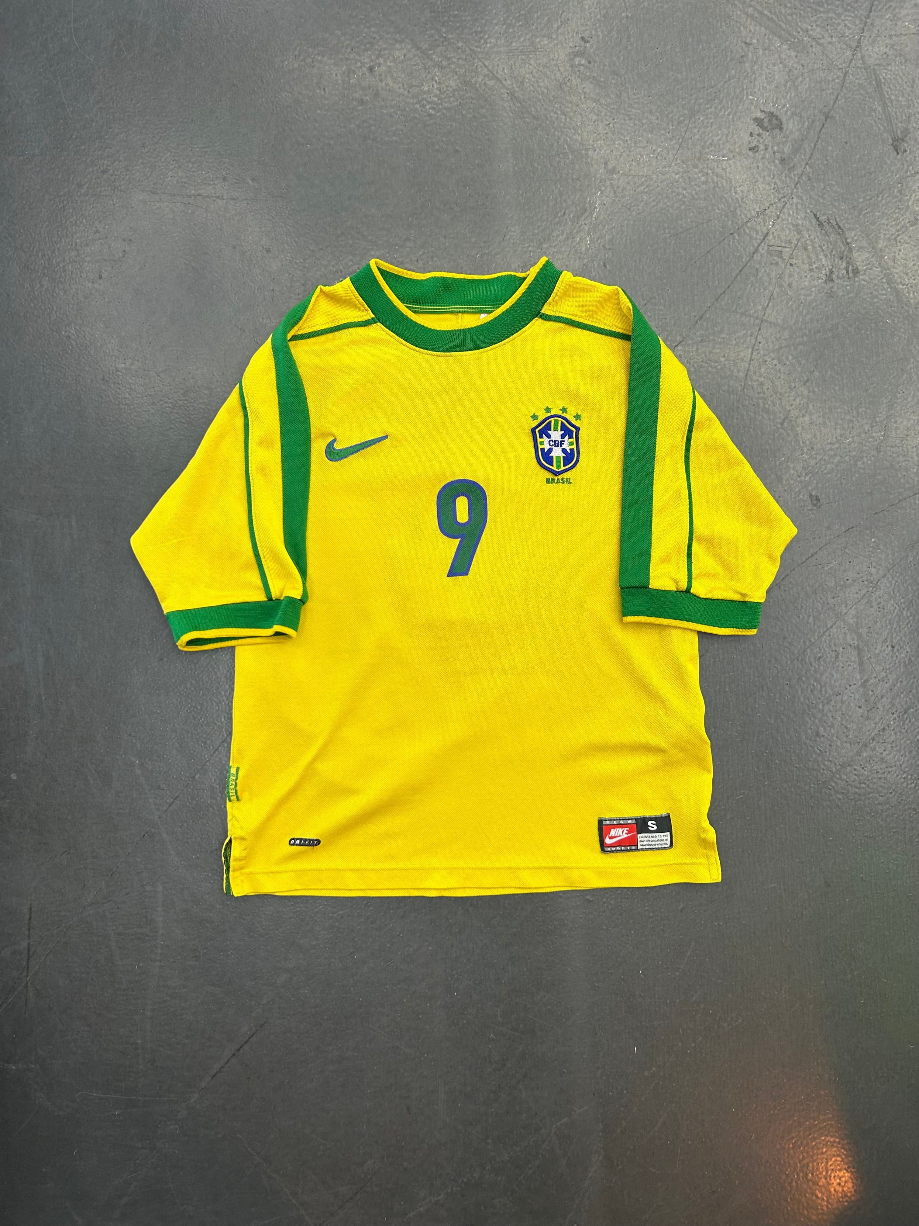 Nike Brazil 1998 Home Jersey - Ronaldo #9