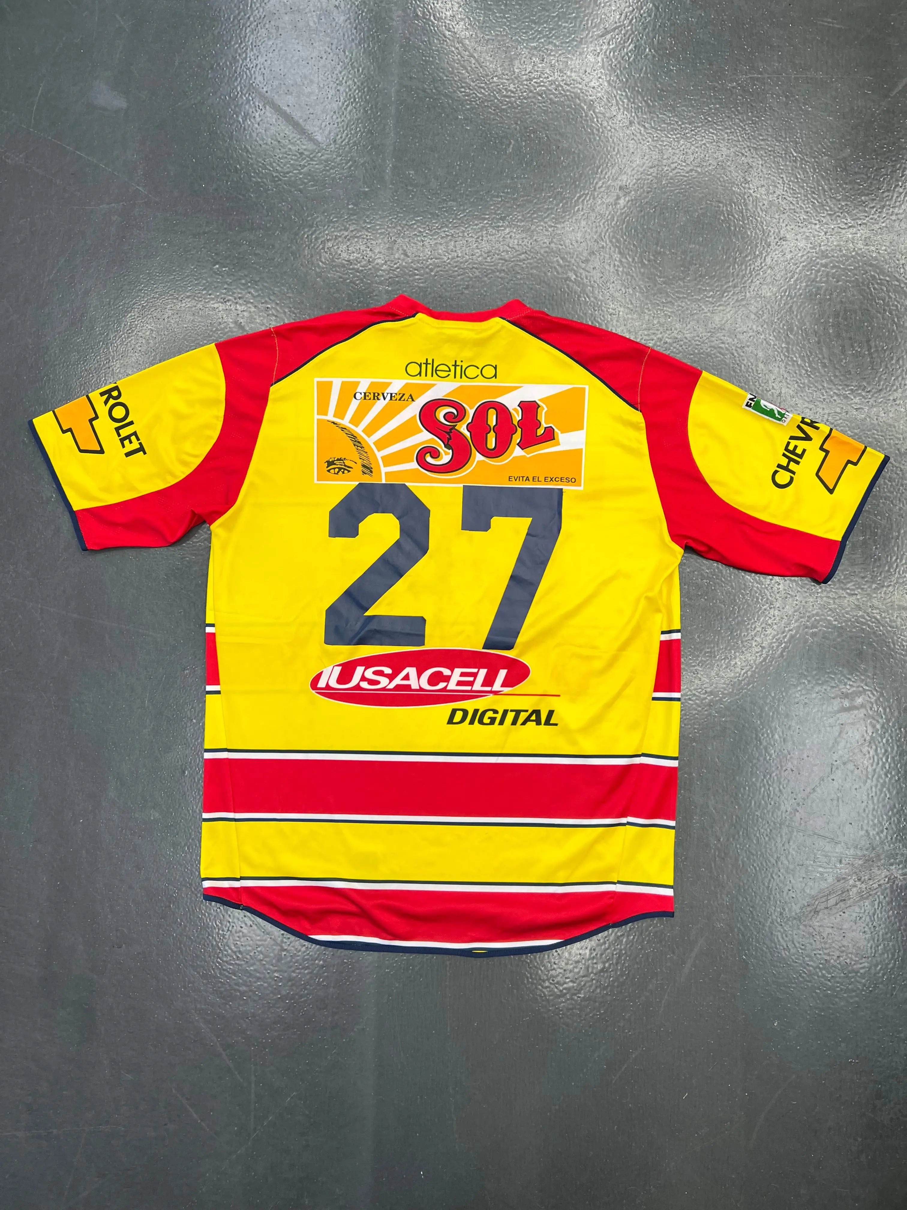 Atlética Monarcas Morelia 2000s LG Home Jersey — #27 STA Apparel