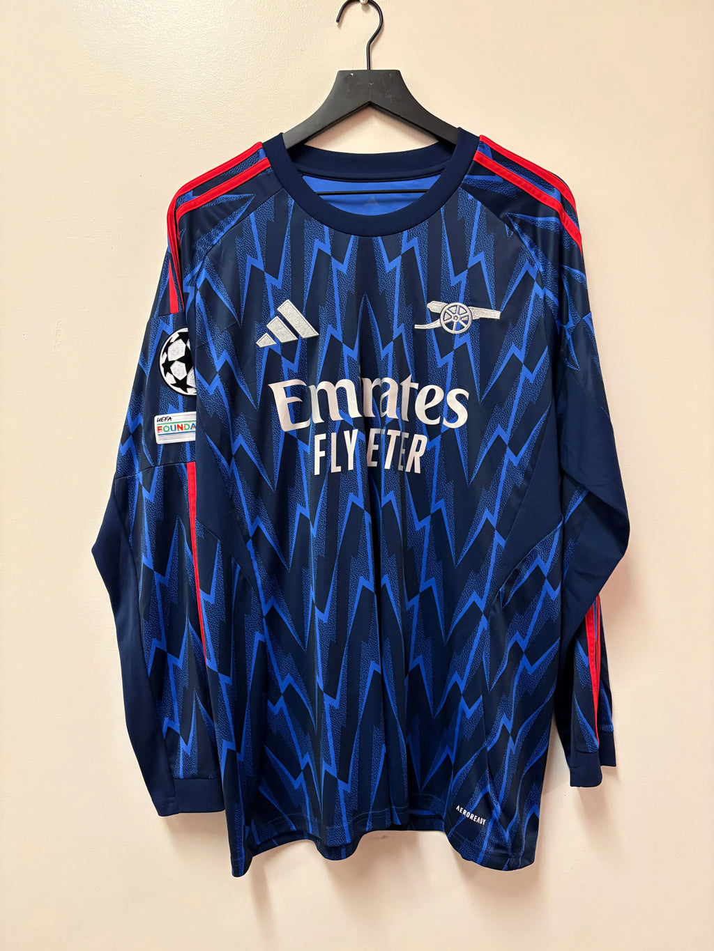 Adidas Arsenal FC 2025-2026 Long-Sleeve Away Jersey- V. Gyökeres #14 STA Apparel
