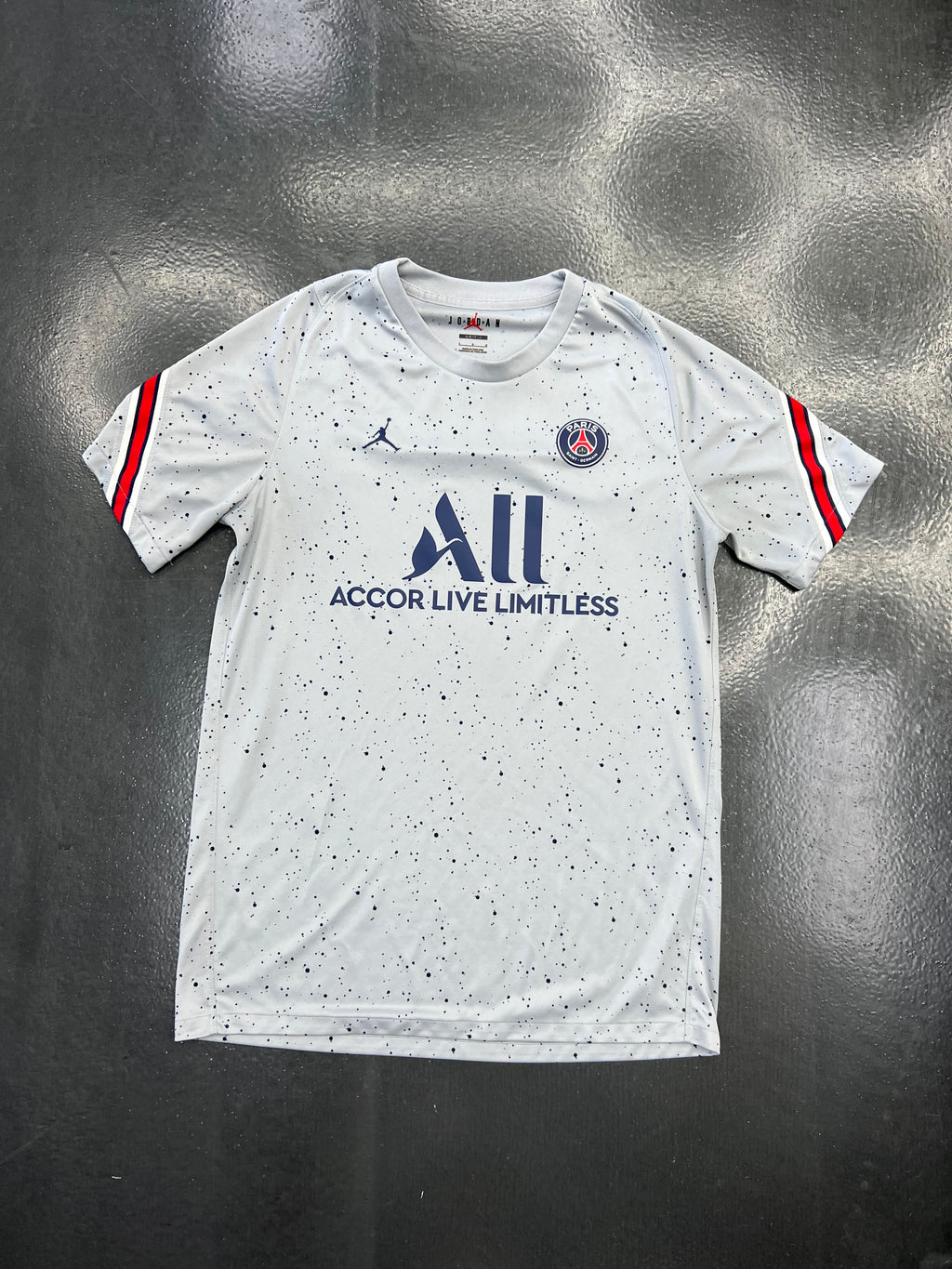 PSG x Jordan 2021/22 Strike Jersey – Gray Speckle