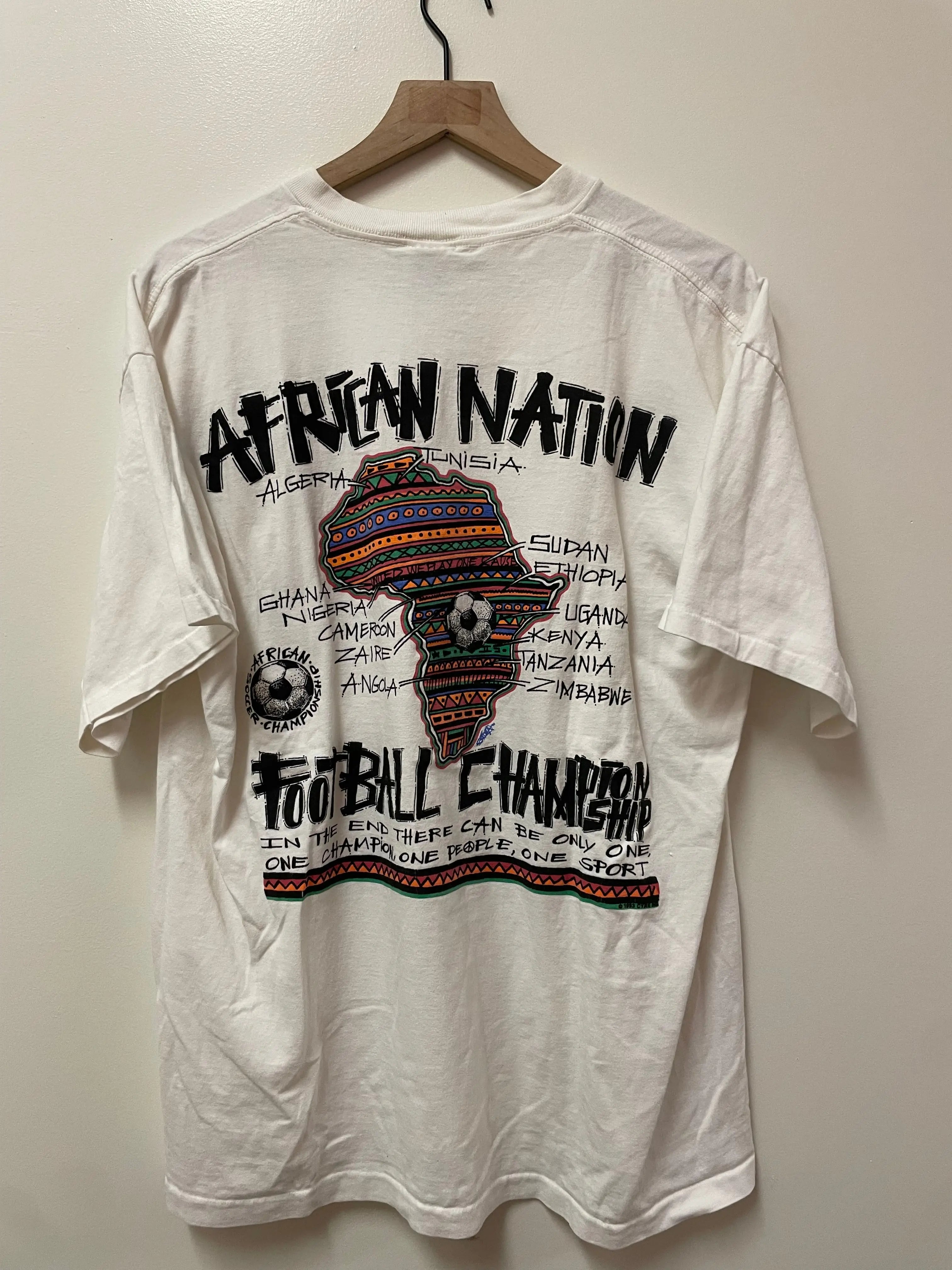 Vintage African Nation Football Championship T-Shirt STA Apparel