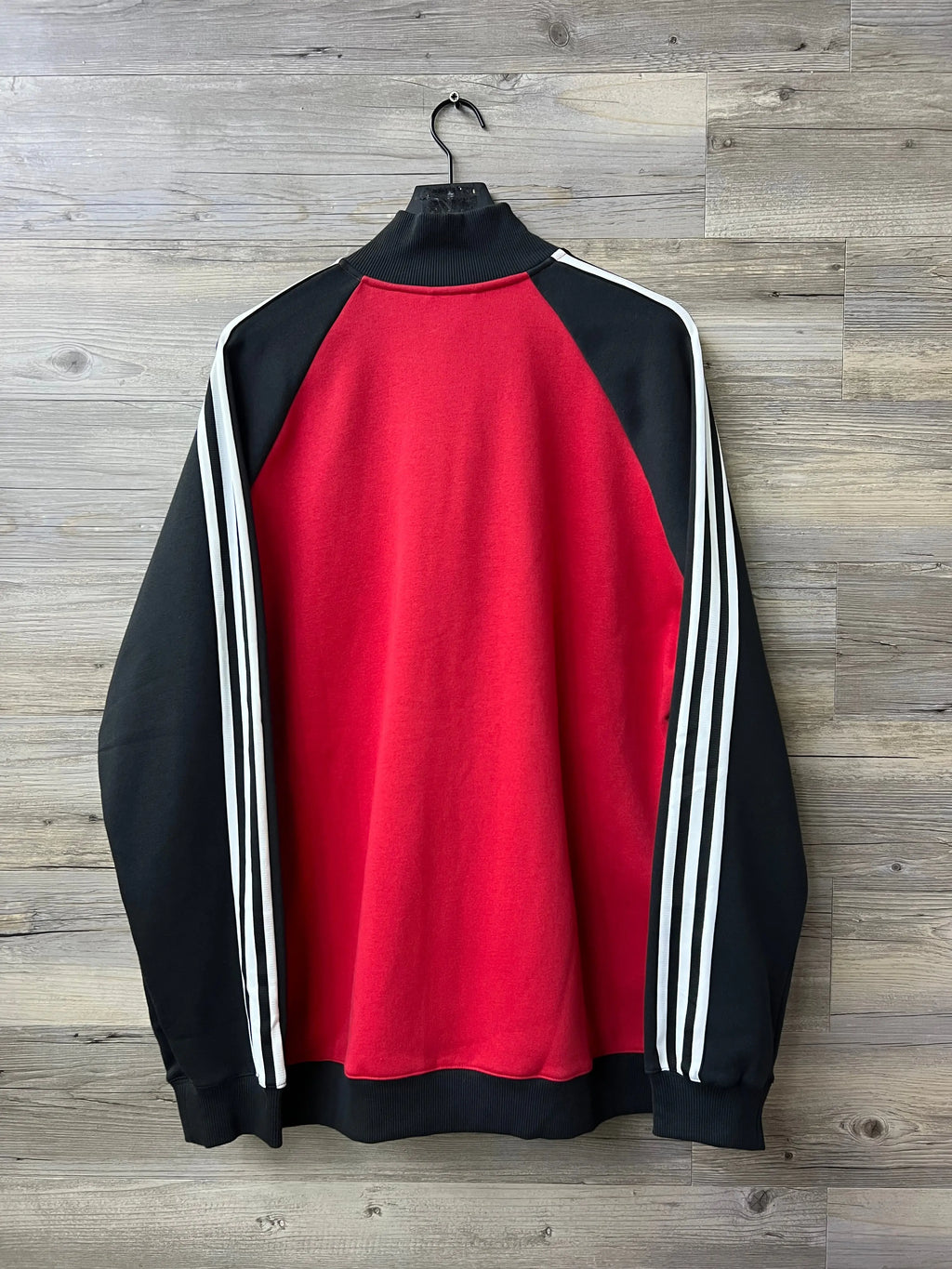 Adidas Manchester United Red & Black Full-Zip Track Jacket