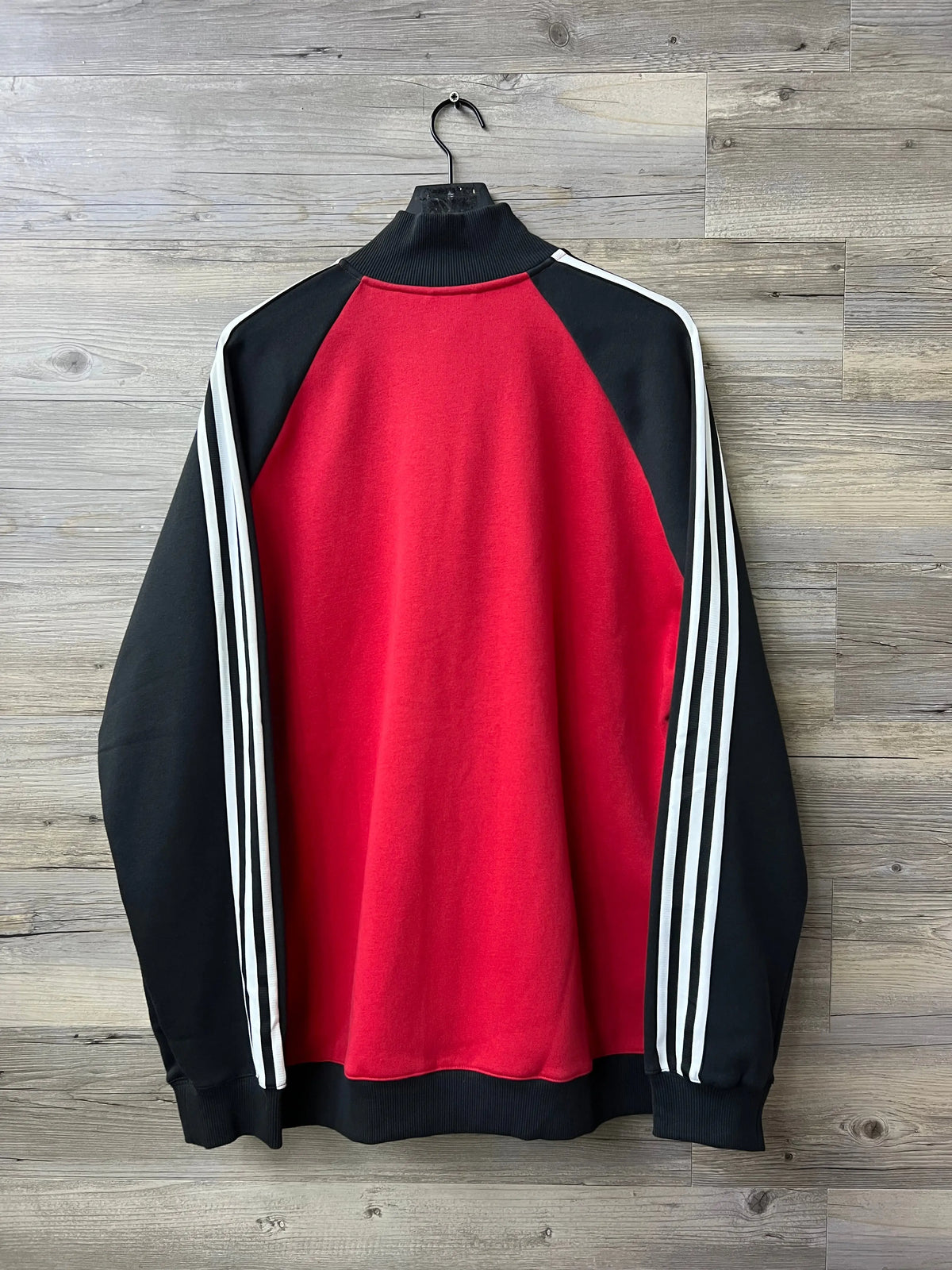 Adidas Manchester United Red & Black Full-Zip Track Jacket