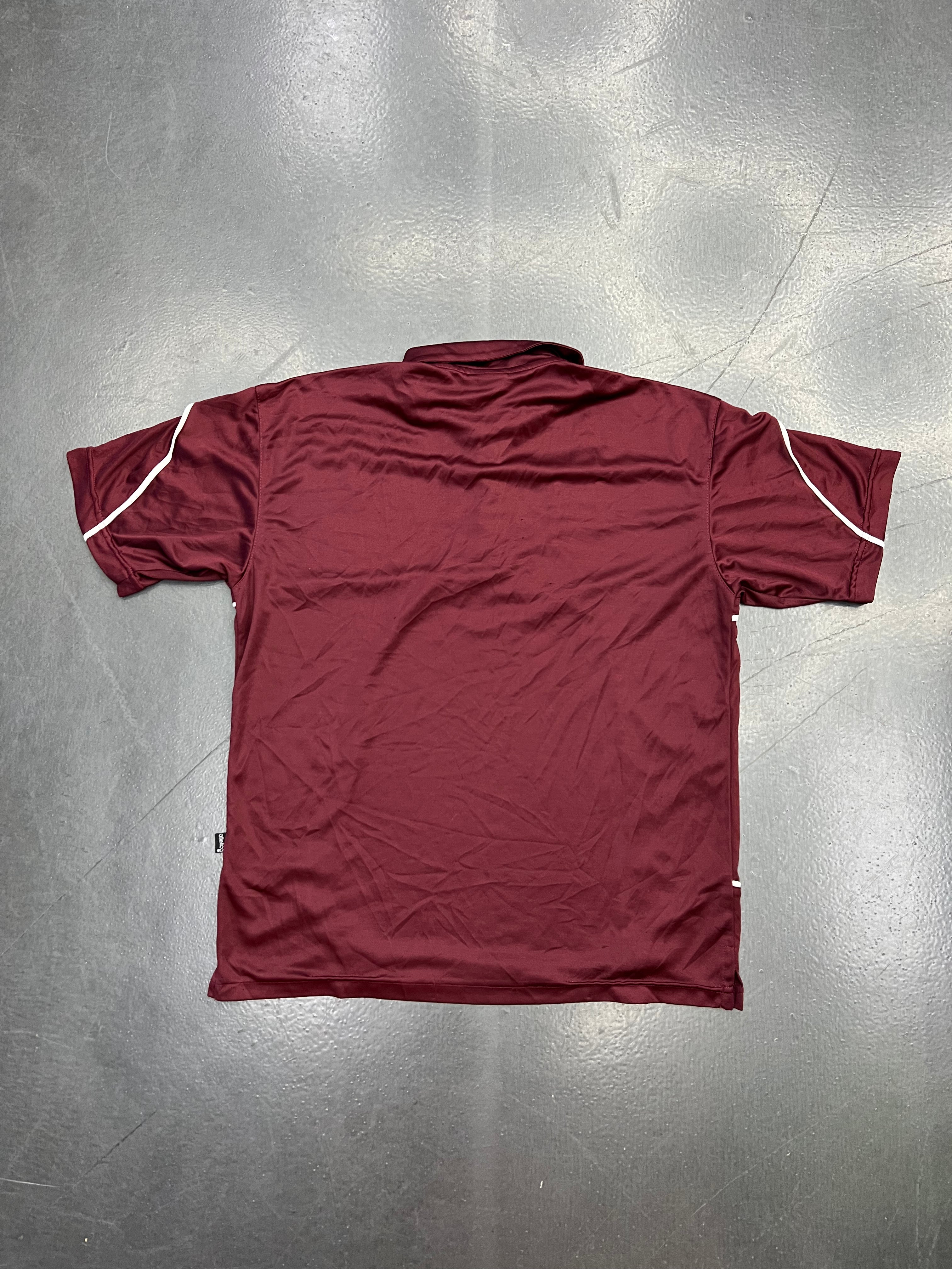 Atletica Monarcas Morelia Polo Shirt – Maroon Vintage Liga MX