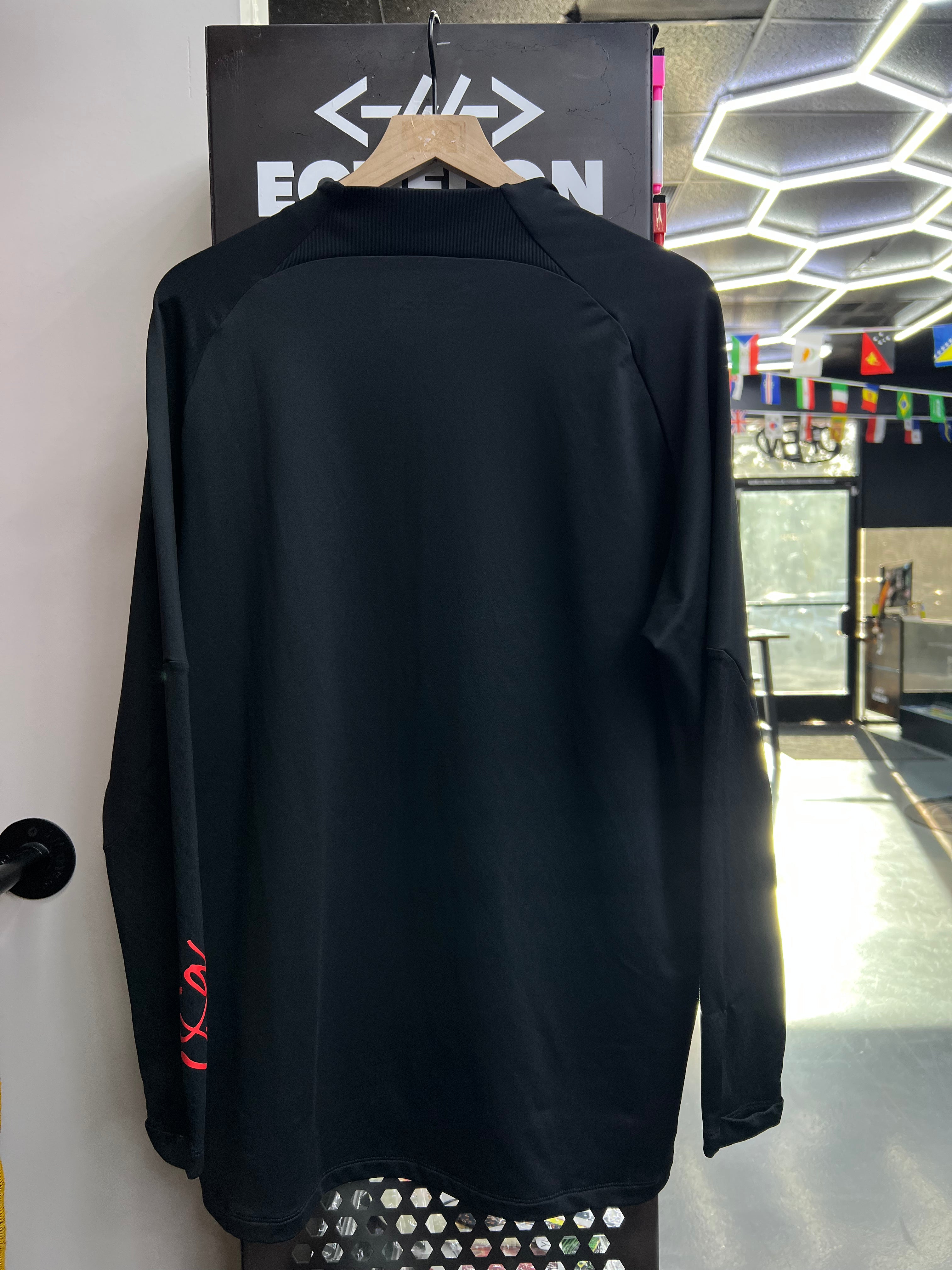 Nike USA Soccer Strike Drill Top – Black/Red Quarter-Zip