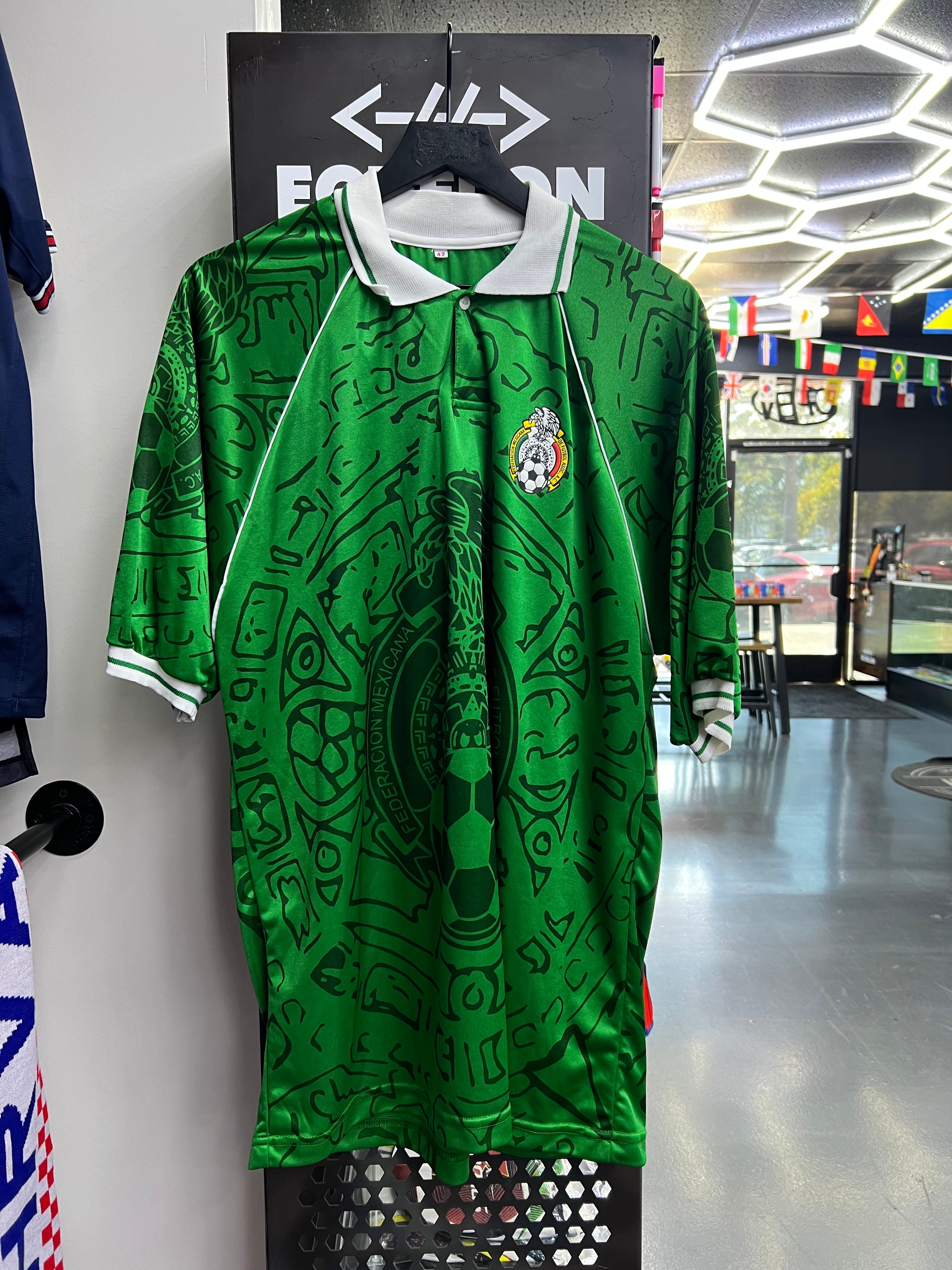 Mexico 1998 Home Jersey (MEXICAN BOOT)