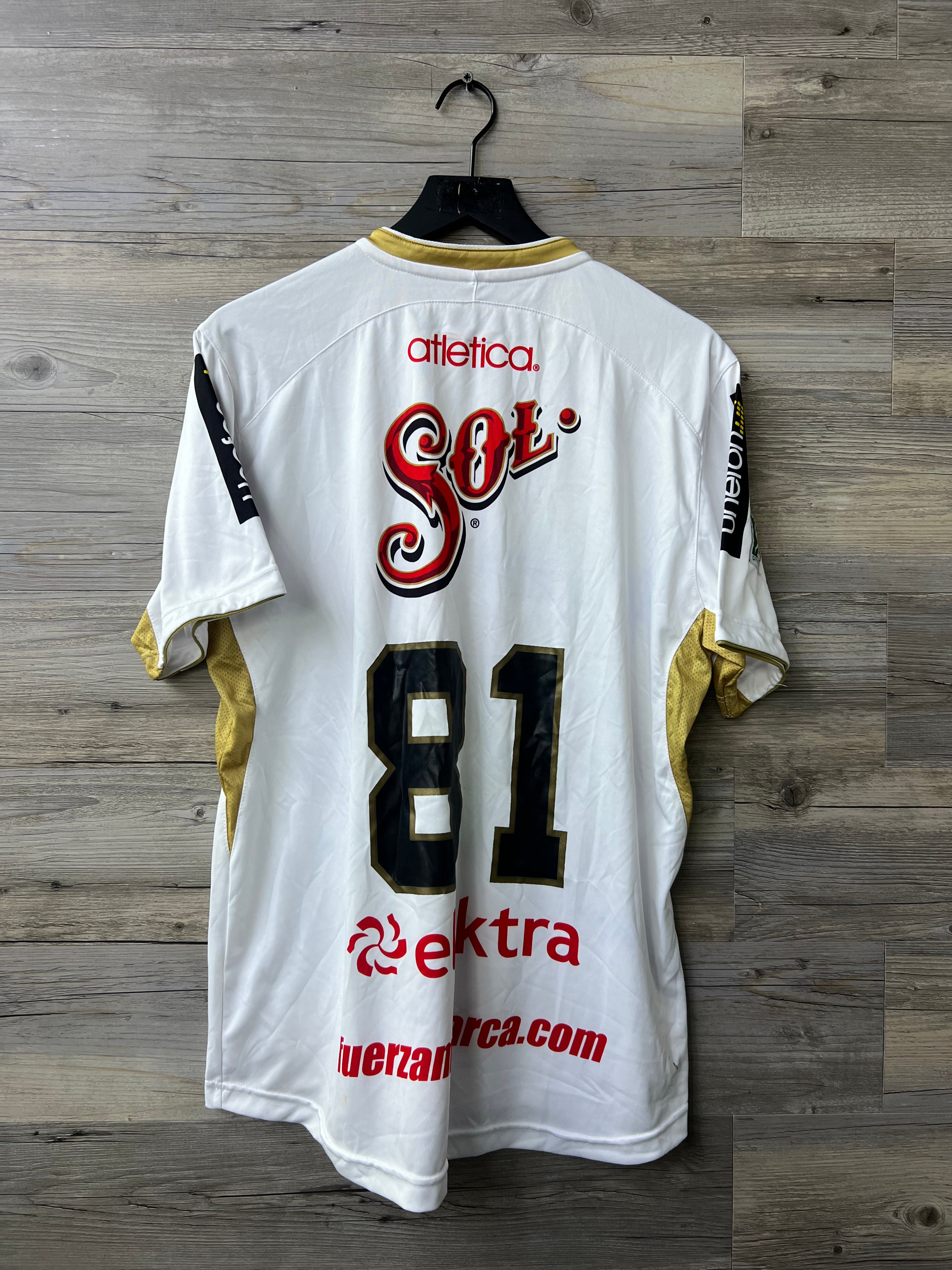 Atlética Monarcas Morelia 2010–11 Away Jersey – Aldo Leão Ramírez #81 – Multi-Signed