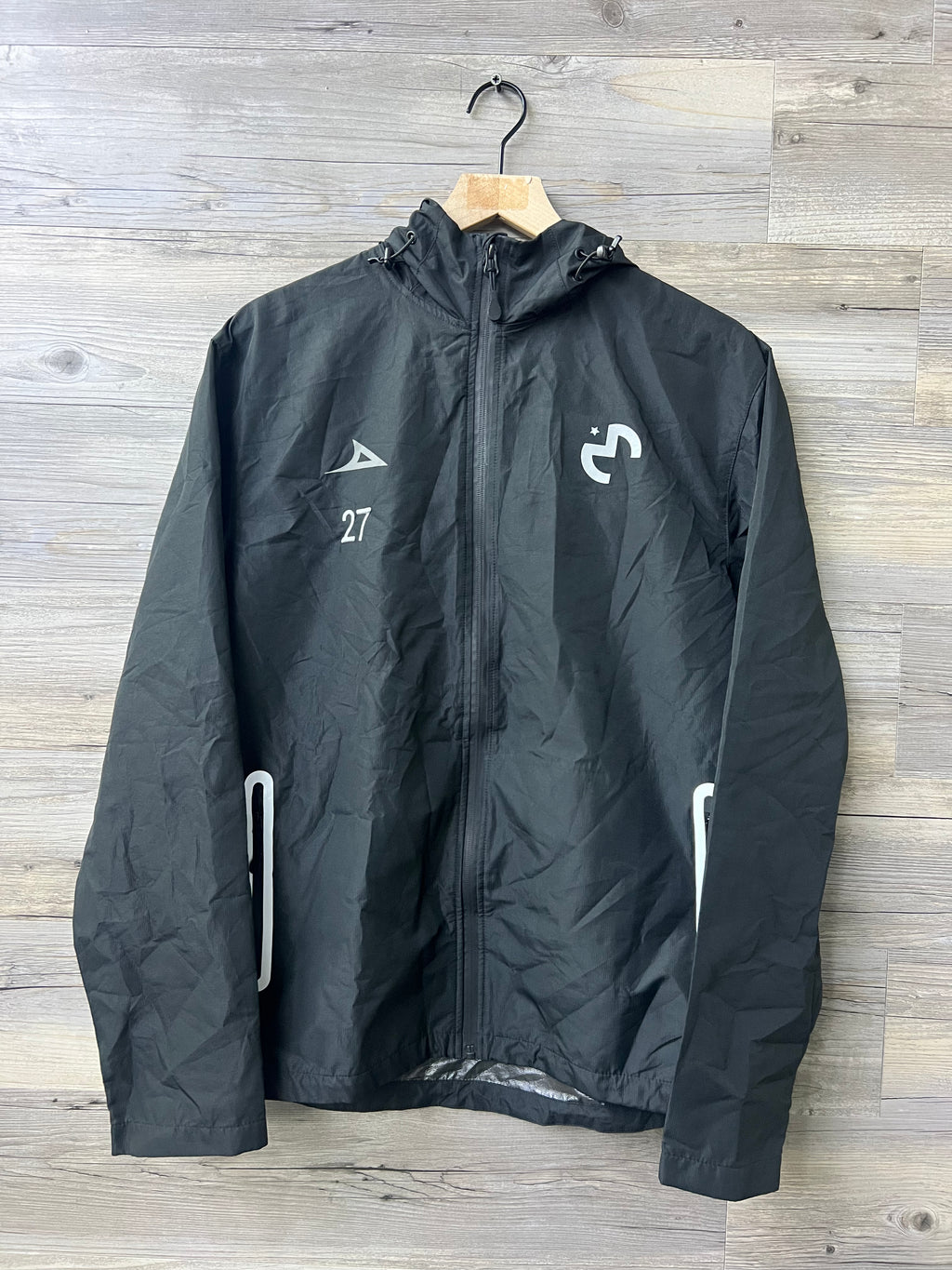Pirma Monarcas Morelia 2018–19 #27 Black Hooded Training Windbreaker – Miguel Sansores