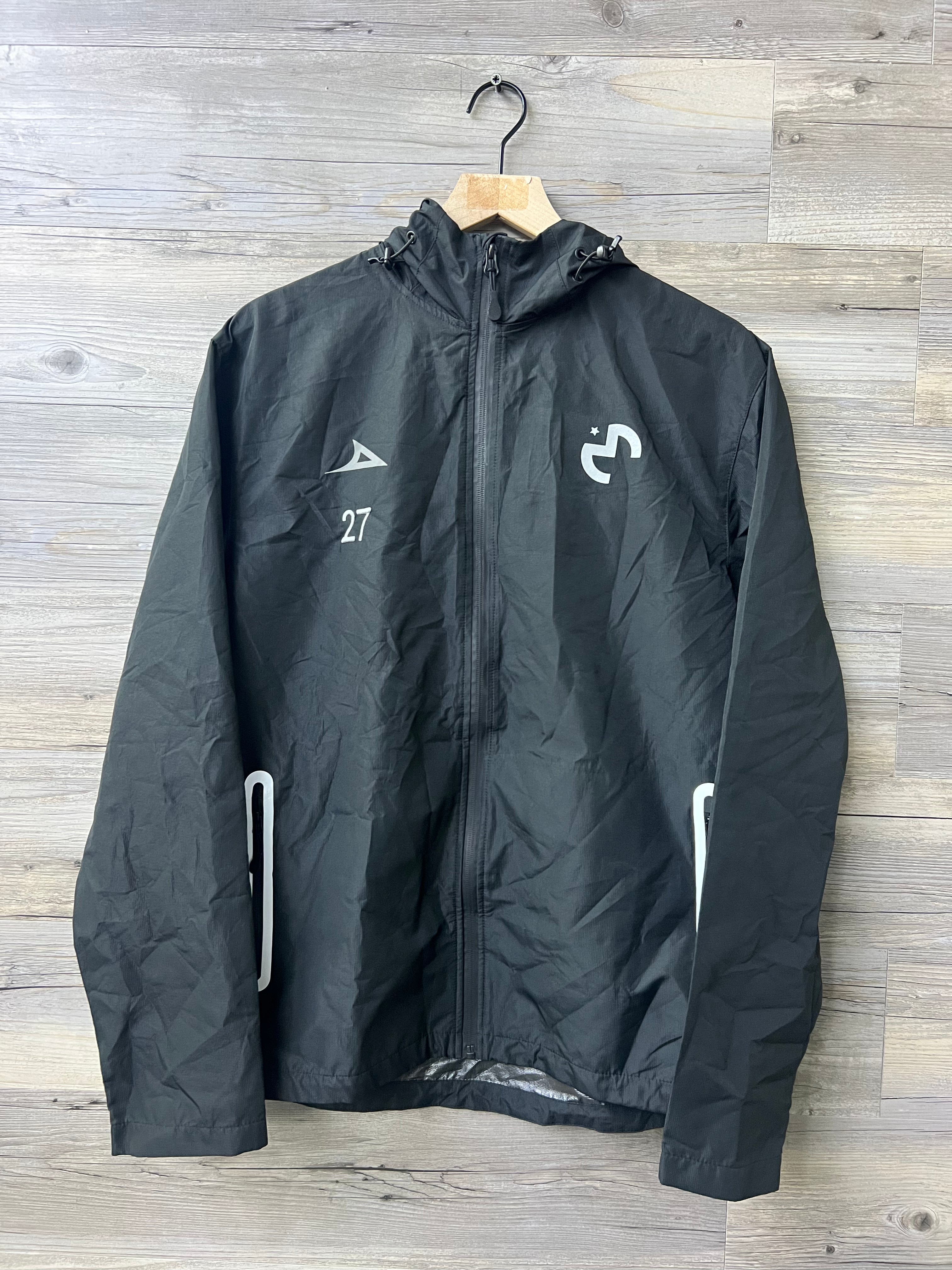 Pirma Monarcas Morelia 2018–19 #27 Black Hooded Training Windbreaker – Miguel Sansores