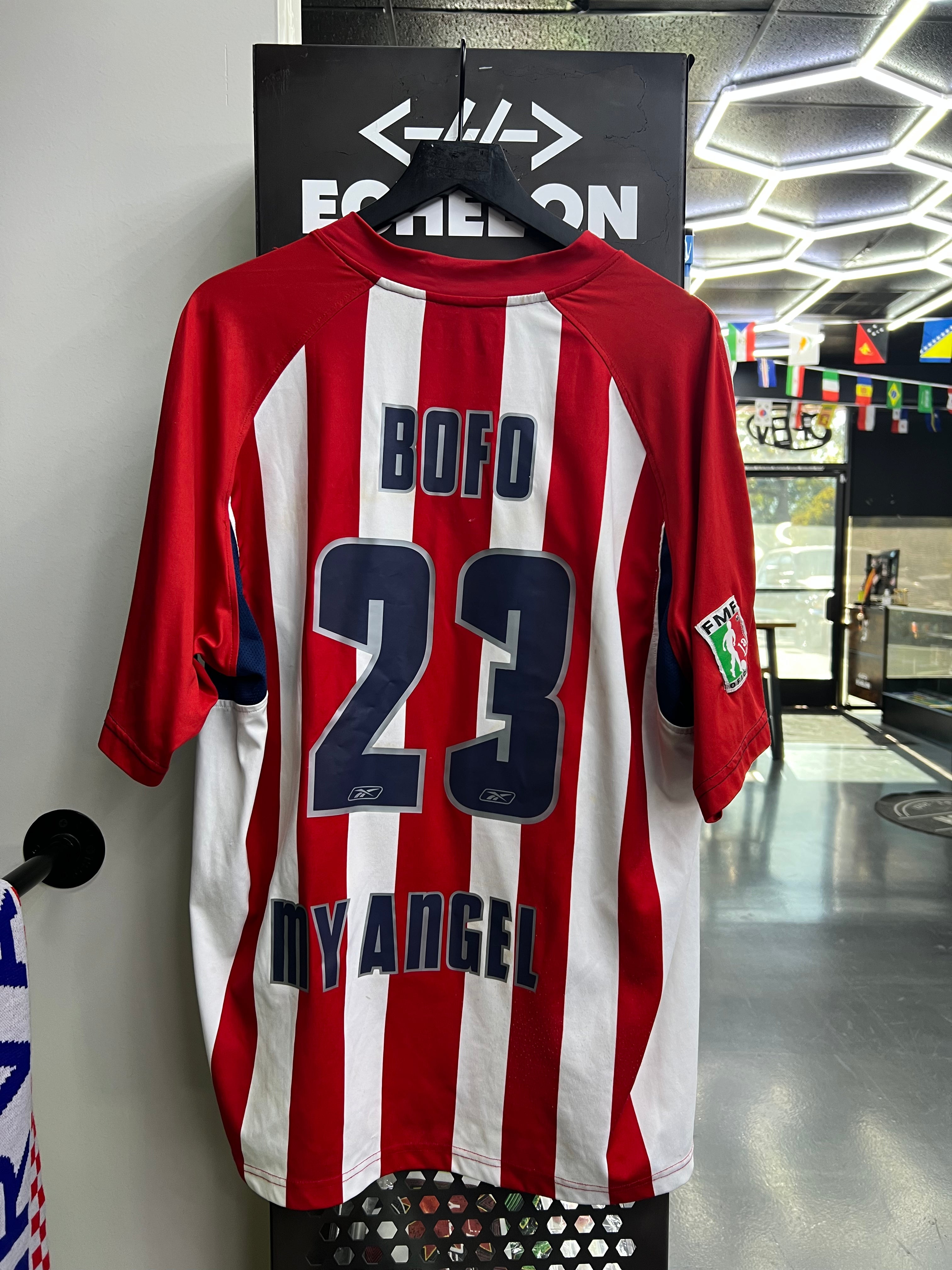 Reebok Chivas Guadalajara 2003–04 Home Jersey – Bofo Bautista #23 MY ANGEL