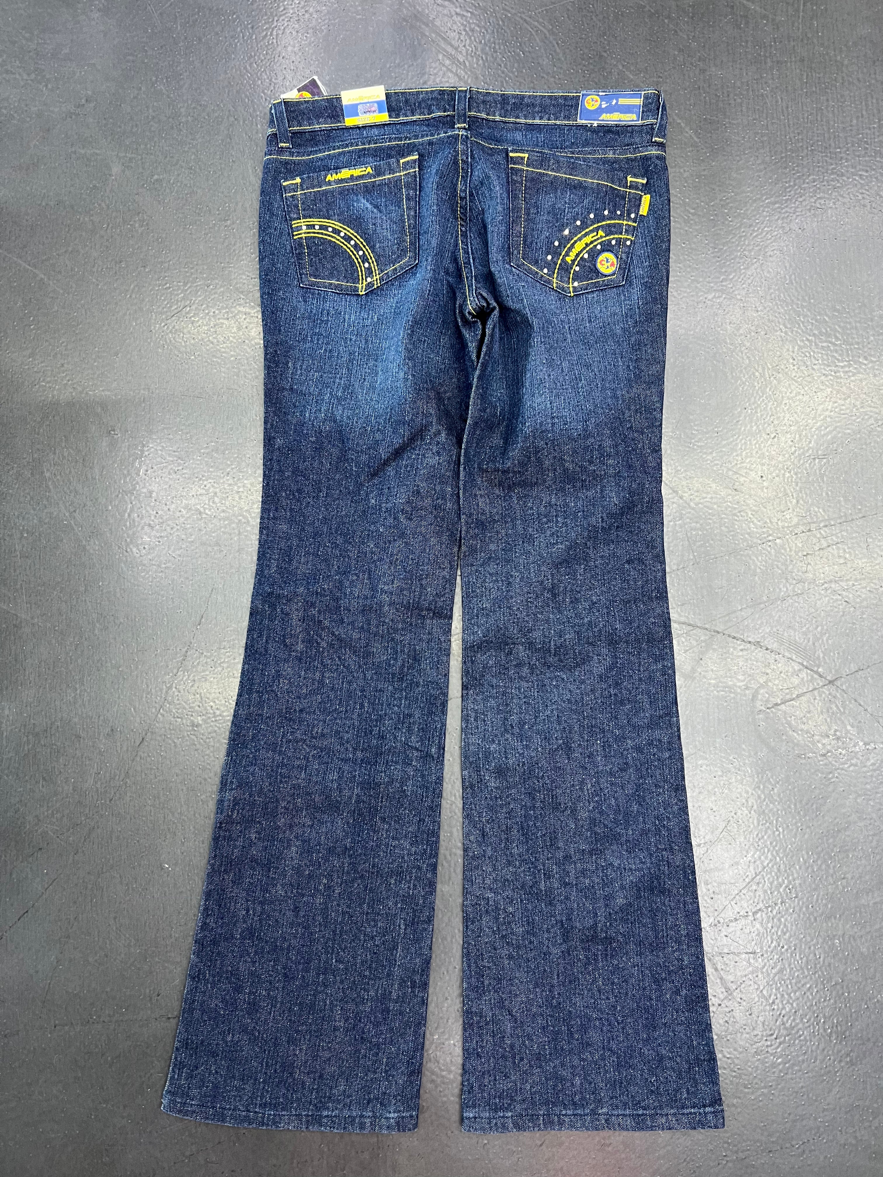 Club América Vintage Y2K Liga MX Denim Jeans