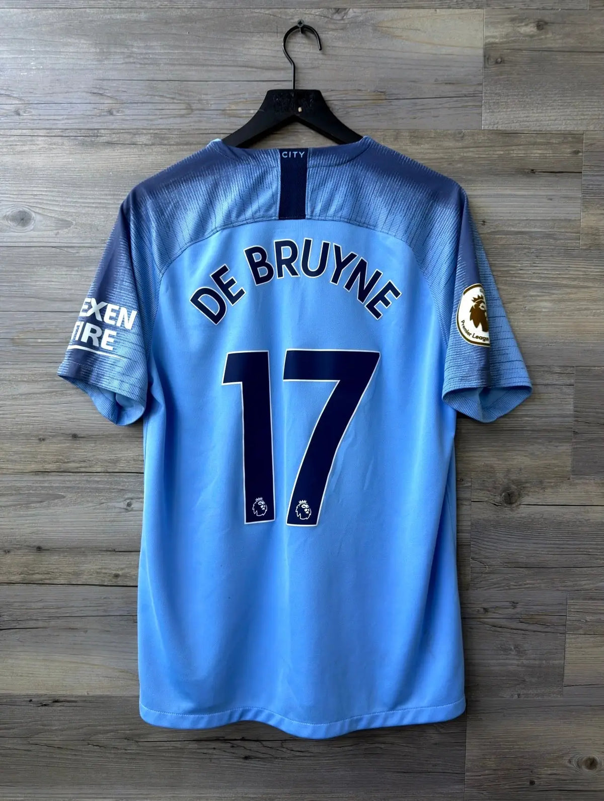Nike Manchester City 2018–19 Home Jersey – Kevin De Bruyne #17