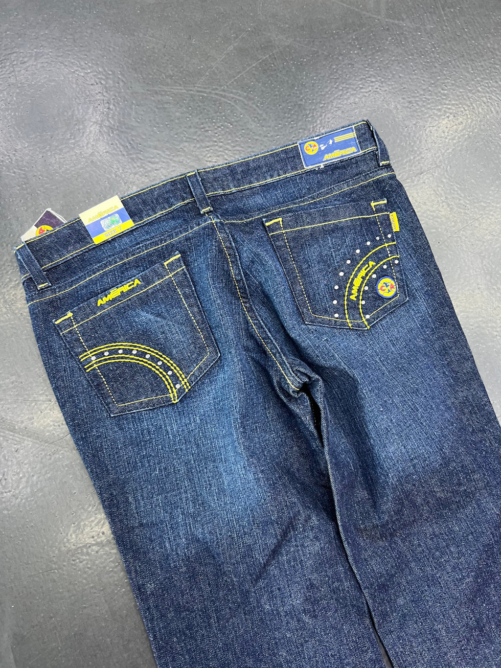 Club América Vintage Y2K Liga MX Denim Jeans