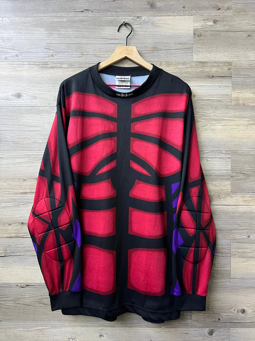 Adidas 1995–97 “Terminator” Goalkeeper Jersey – Black / Red / Purple STA Apparel