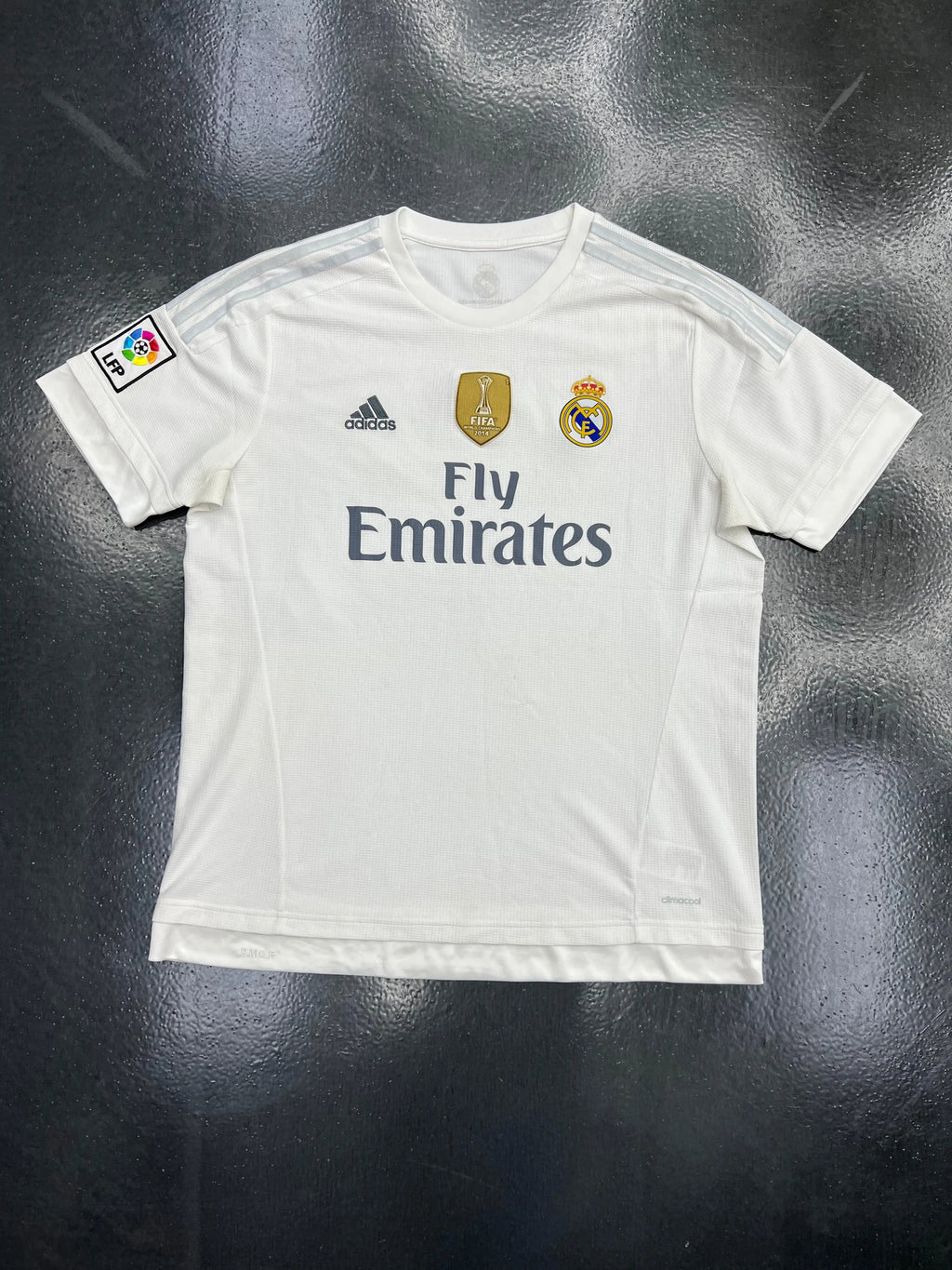 Adidas Real Madrid Home Jersey 2015/2016 – Cristiano Ronaldo #7 | La Liga Patch + FIFA World Champions Badge STA Apparel