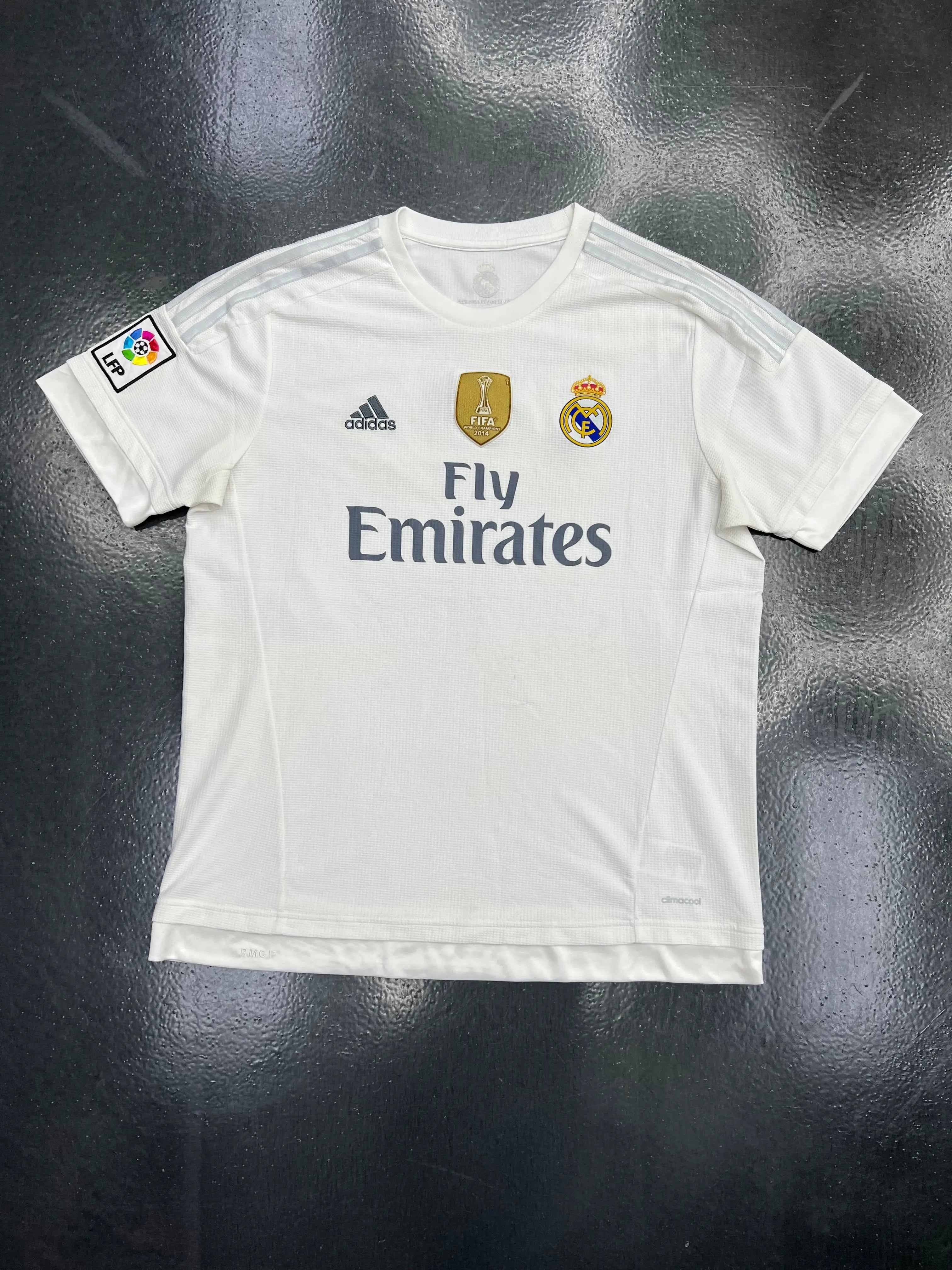 Adidas Real Madrid Home Jersey 2015/2016 – Cristiano Ronaldo #7 | La Liga Patch + FIFA World Champions Badge STA Apparel
