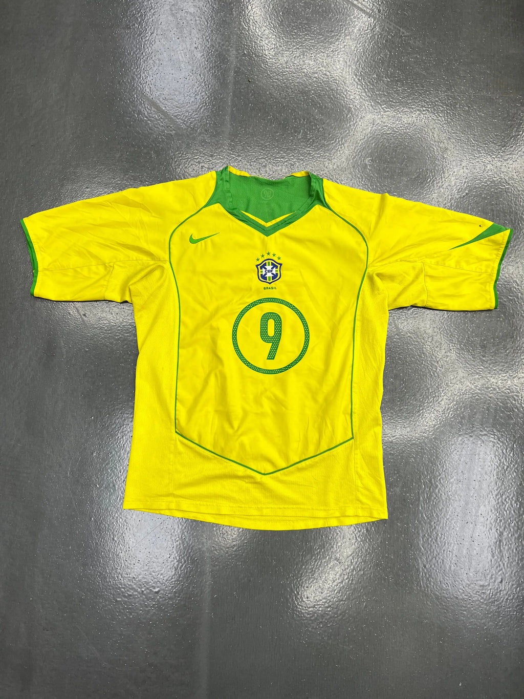 2004-2006 Brazil Home Ronaldo #9 Jersey – Nike – Iconic Era Kit (WC06 Cycle) STA Apparel