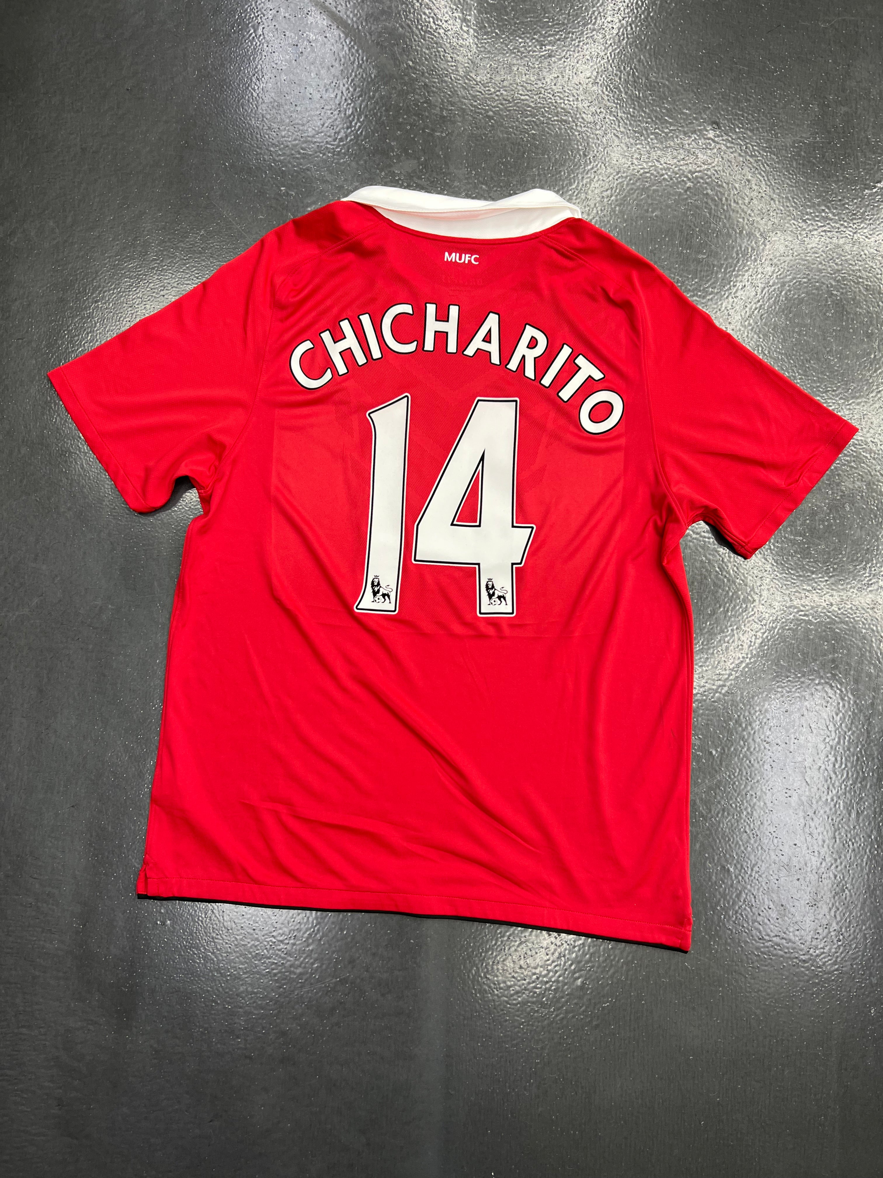 Nike Manchester United Home Shirt 2010-2011 – CHICHARITO #14