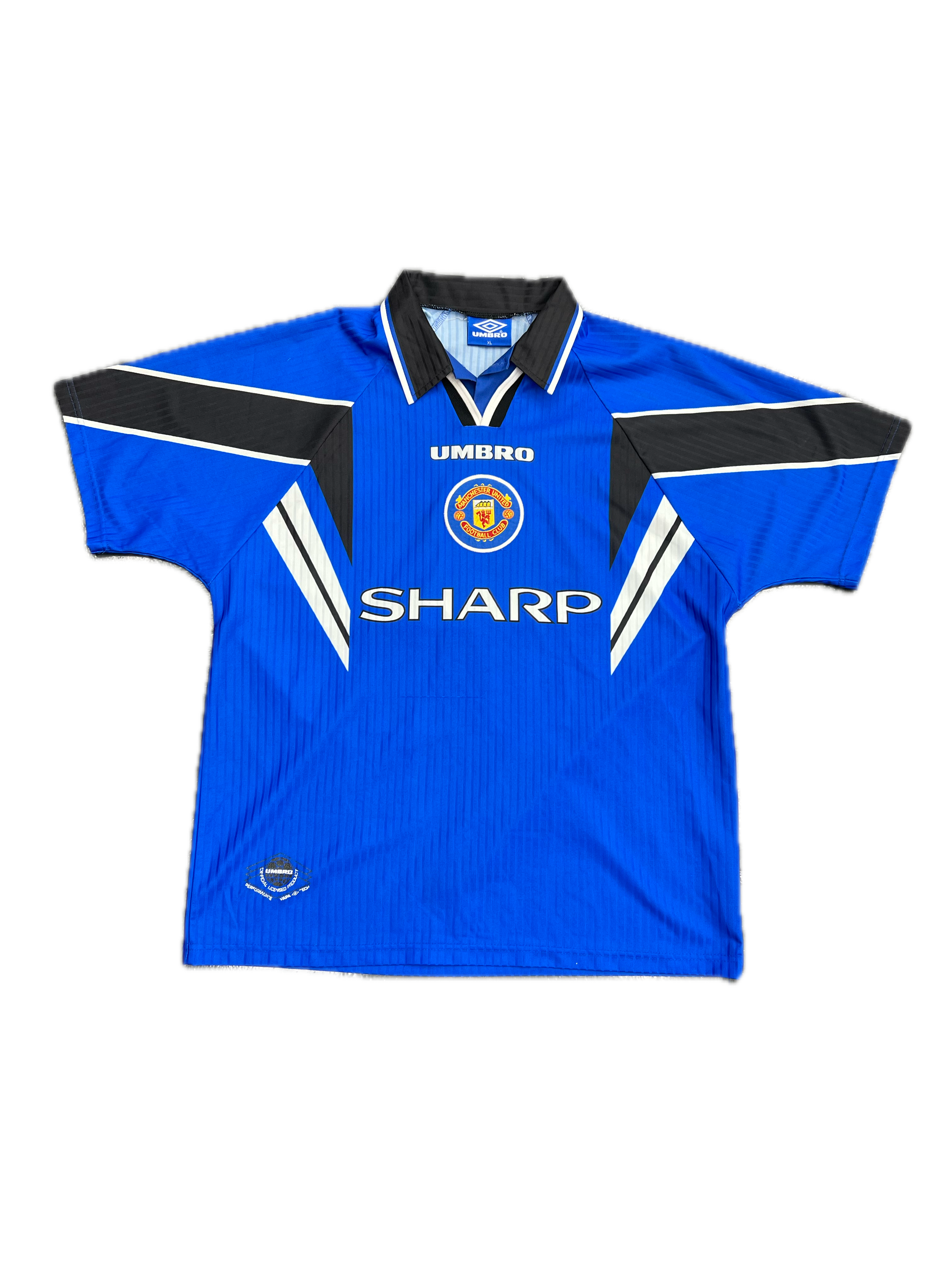 Umbro 1996–97 Manchester United Beckham #7 Third Jersey — Sharp Era Classic