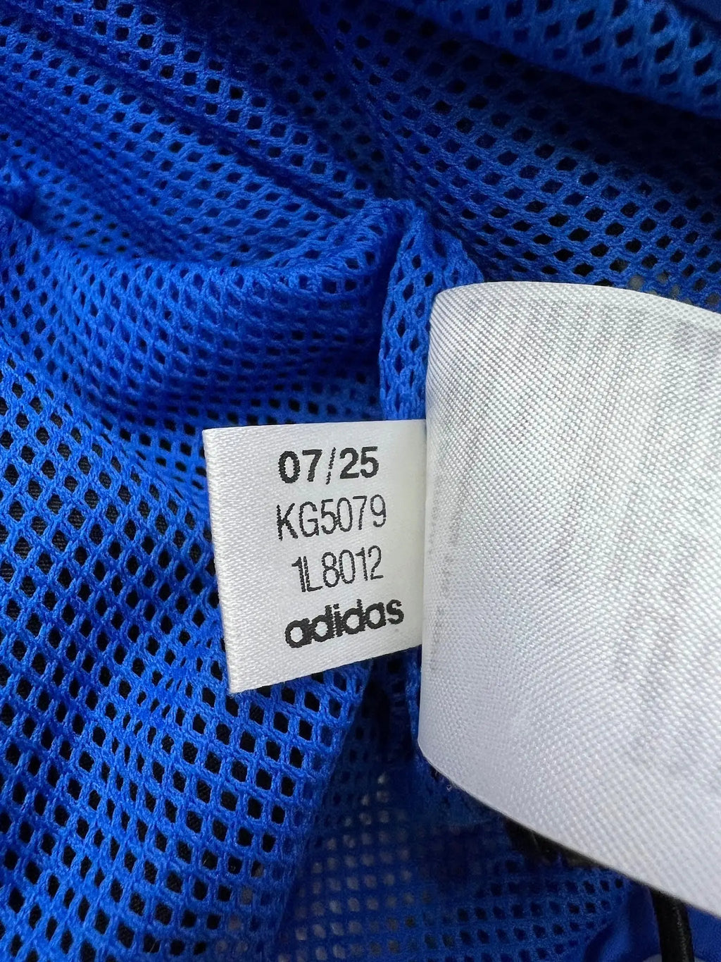 adidas Originals 2025 Teamgeist Moto Track Jacket – Blue/Yellow — product code label