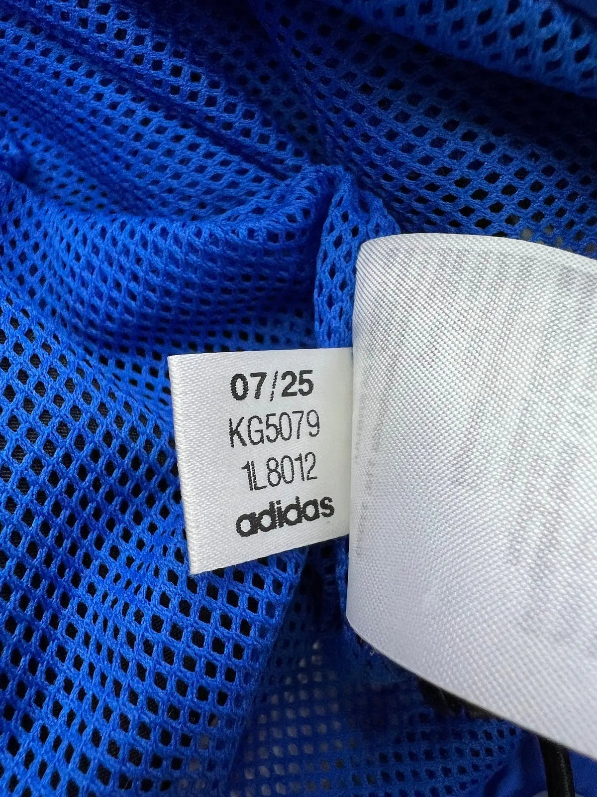 adidas Originals 2025 Teamgeist Moto Track Jacket – Blue/Yellow — product code label
