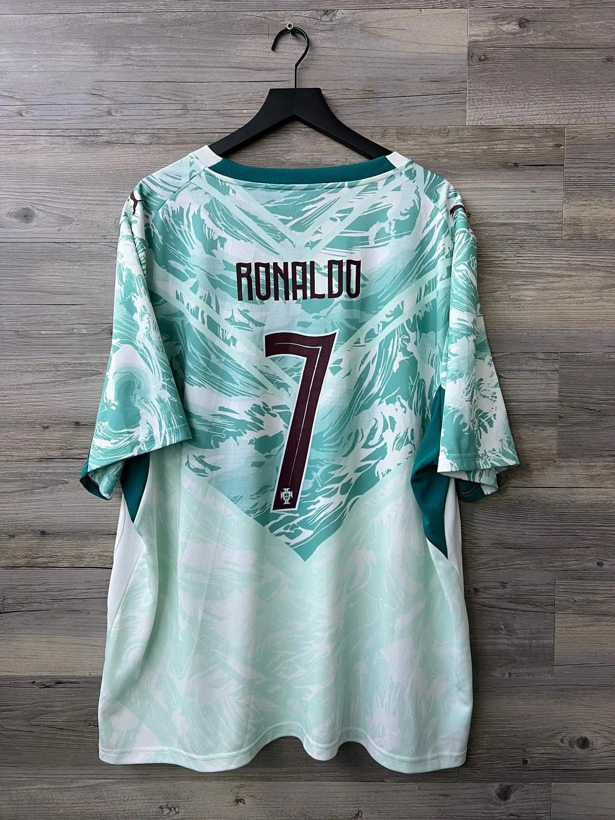 Puma Portugal 2026 Away Jersey – Cristiano Ronaldo #7 – White/Green — back