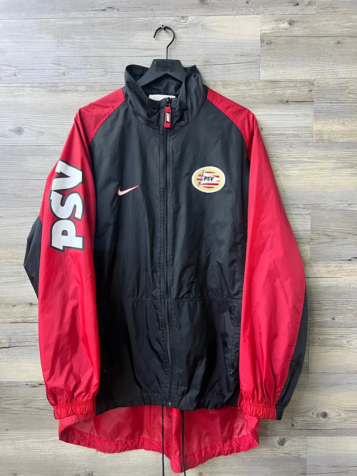 Nike PSV Eindhoven 1997/98 Windbreaker – Black/Red — front